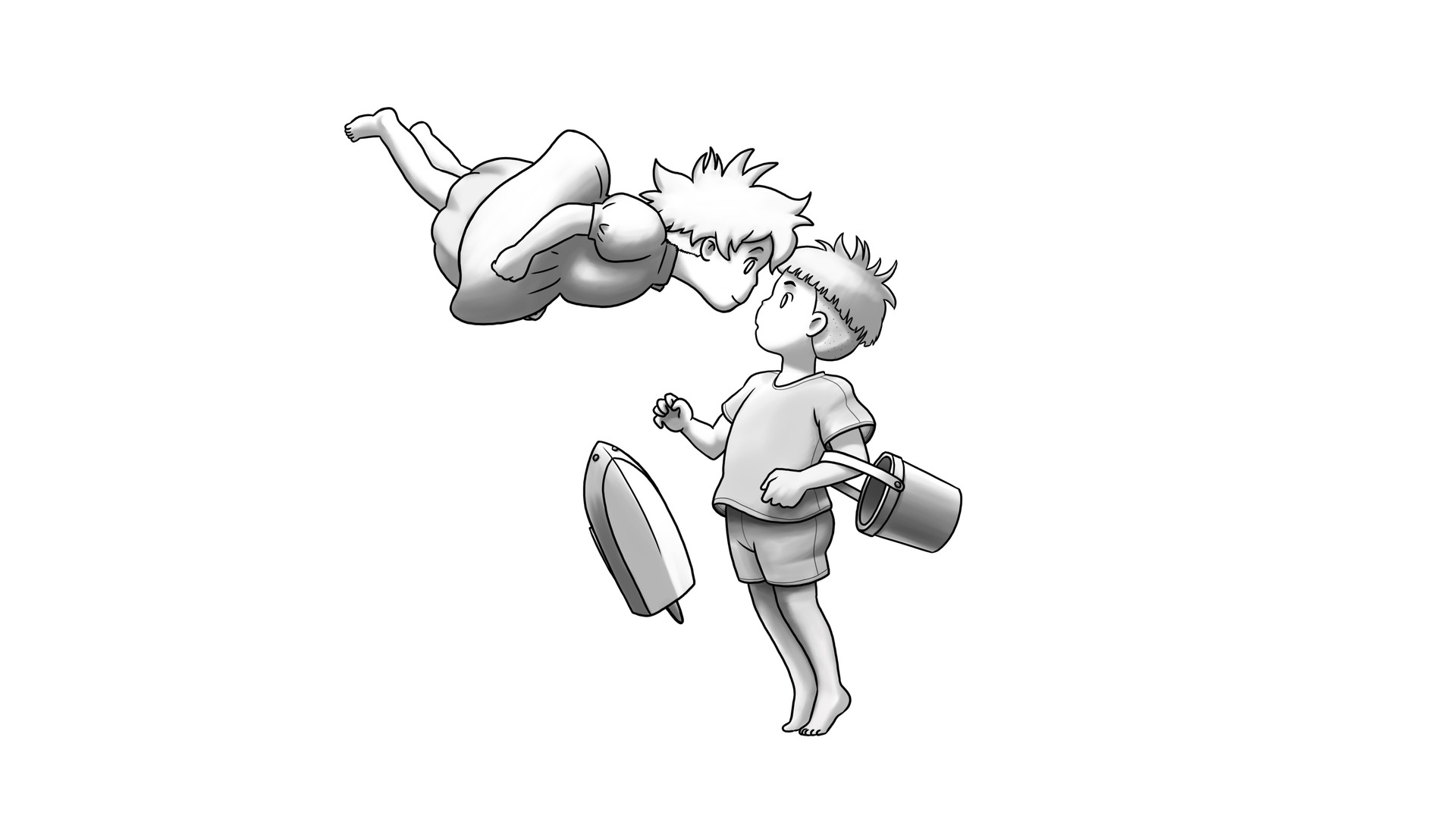Artstation Ponyo And Sosuke Elliot Gaudard