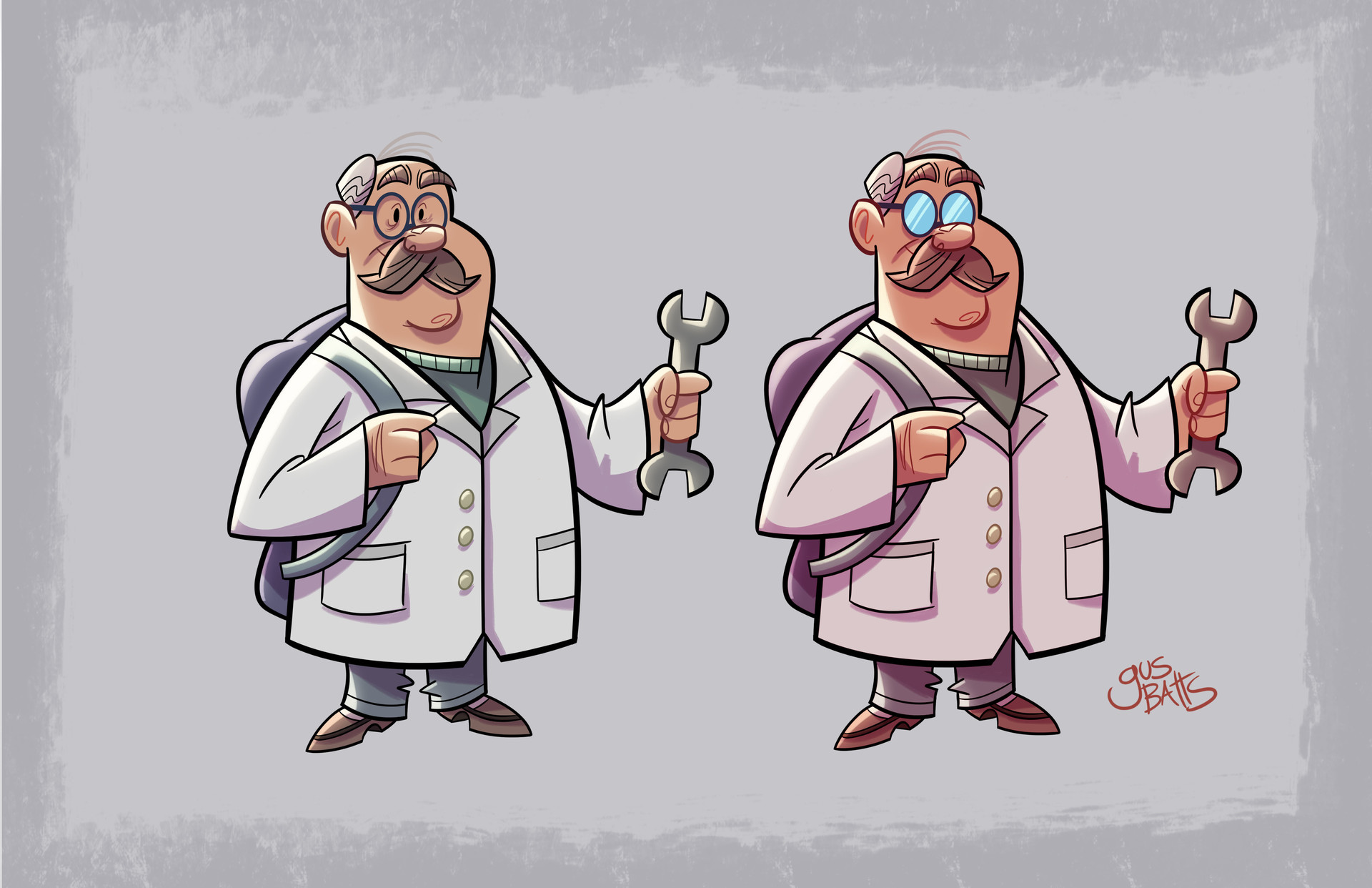 ArtStation - Darwin (Cartoon Show character design), Gus Batts