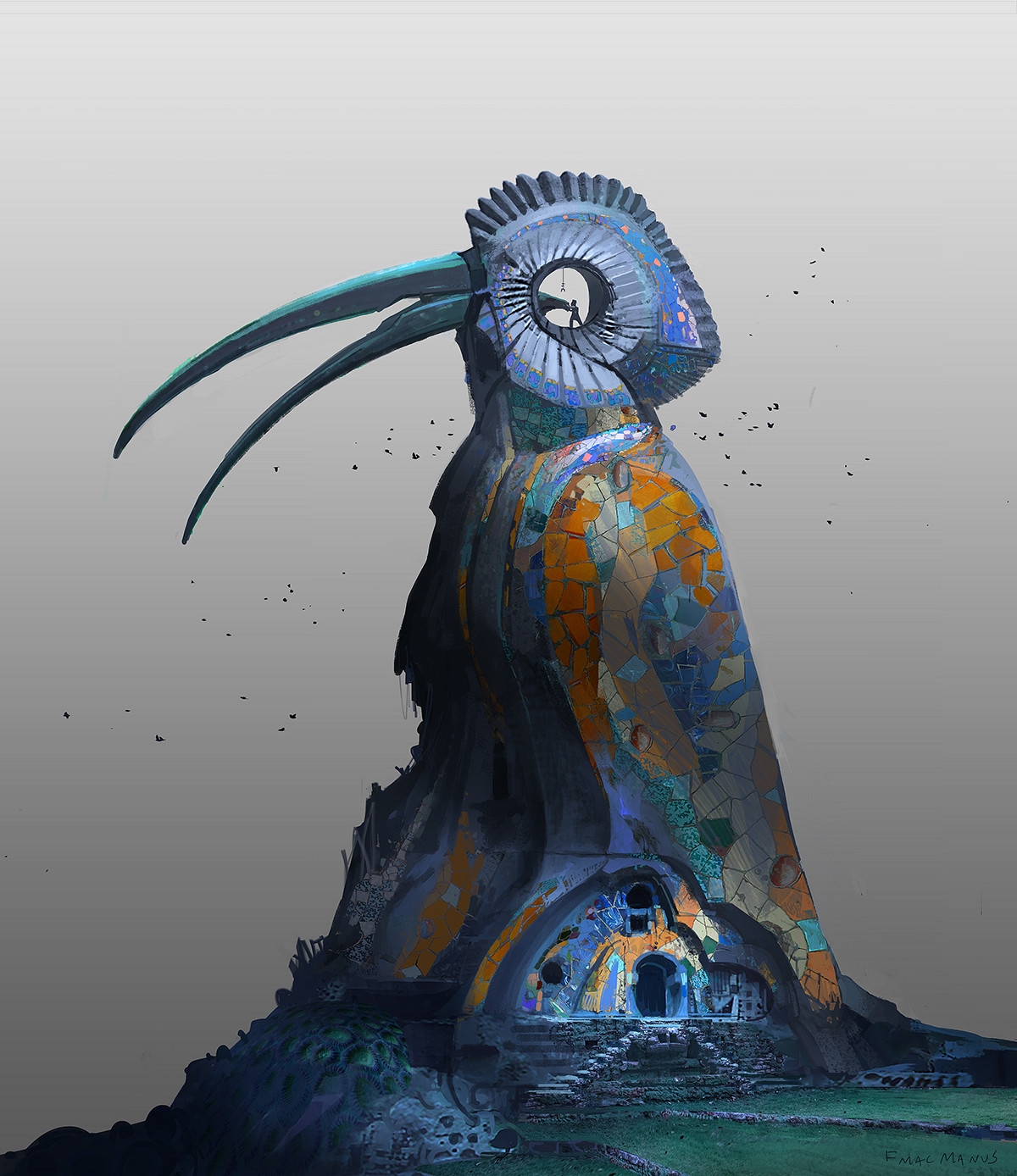 The Guardians of Sikri exist as bird statues to their god, which takes the form of an Ibis. These giant statues have horns inside that sound when  important diplomats or enemies approach. 