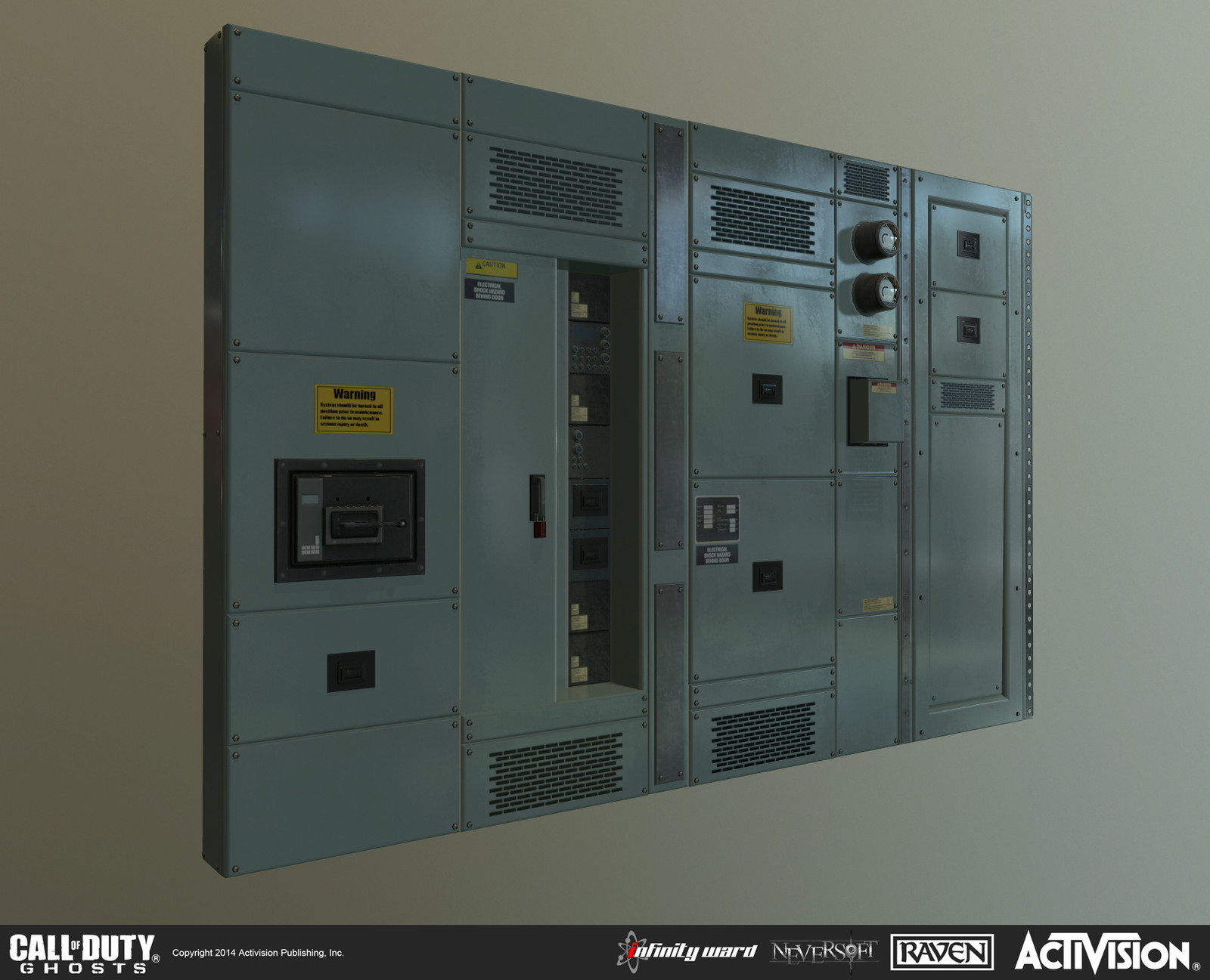 Created modular electric panel set for use in single-player mission "Federation Day"