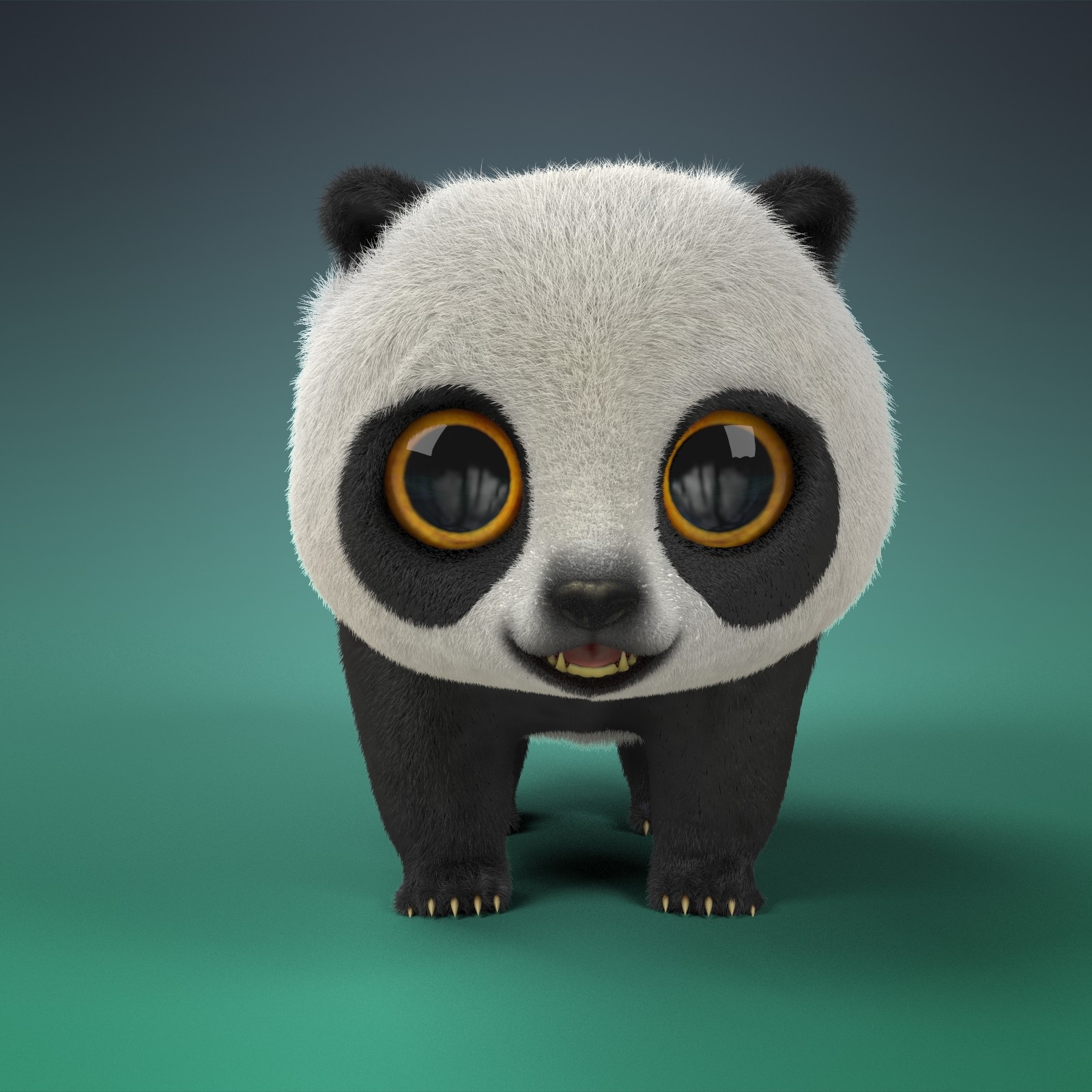 ArtStation - Cartoon Panda
