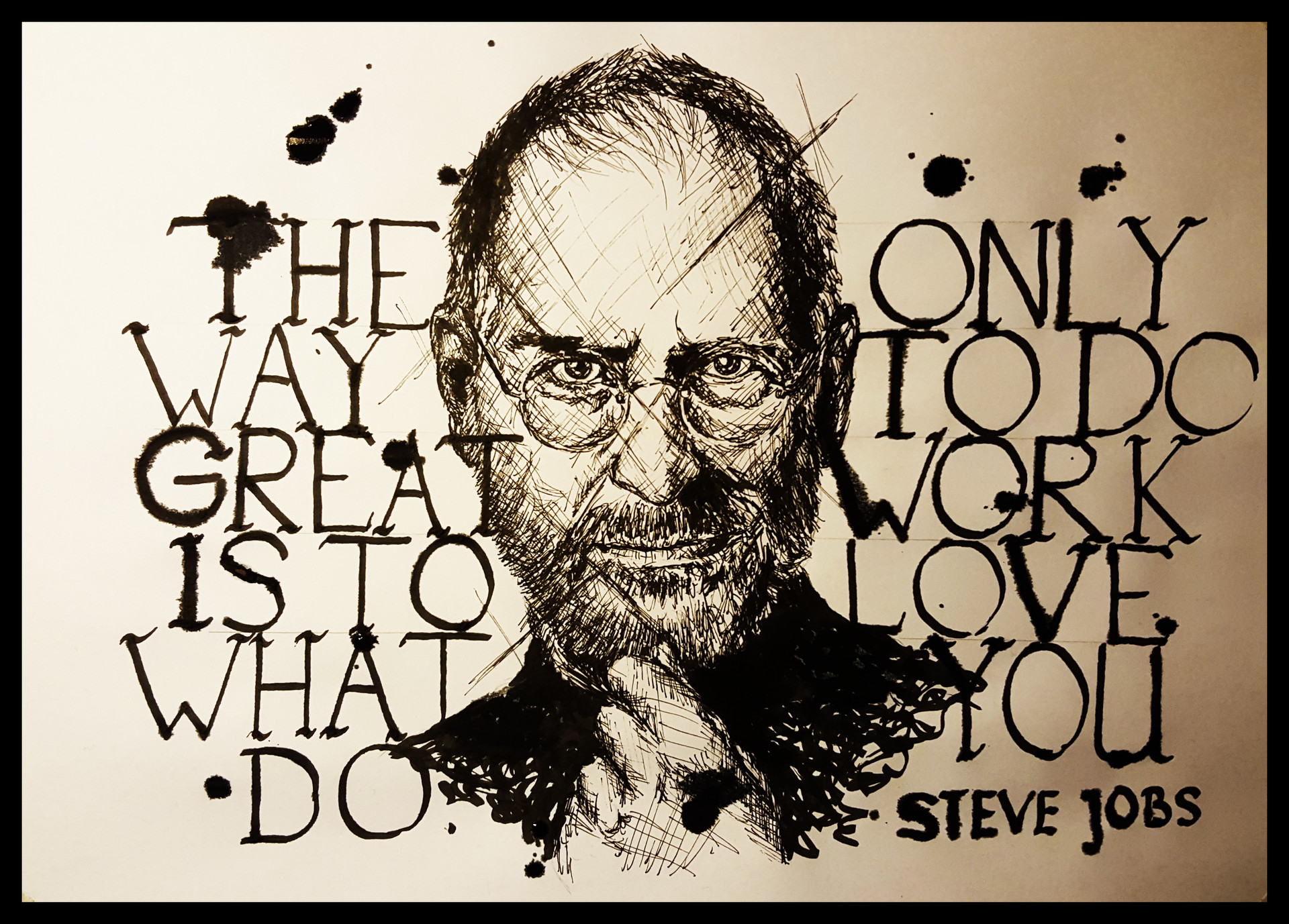 Digital Painting Of Steve Jobs  DesiPainterscom