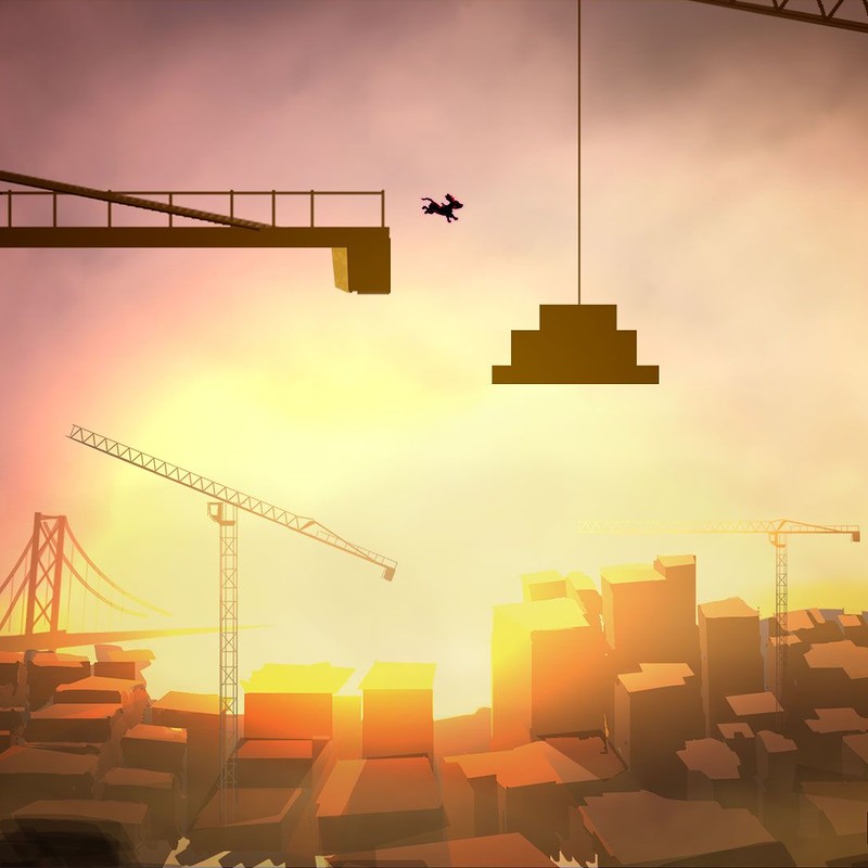 Sunset over SOMA Cranes - Leonard Saves the City