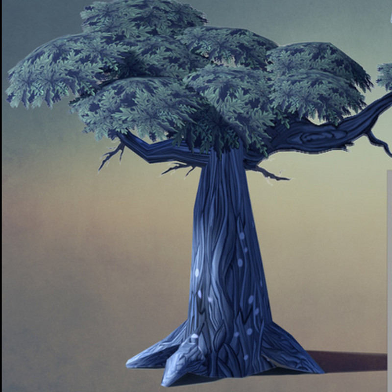 Low poly tree