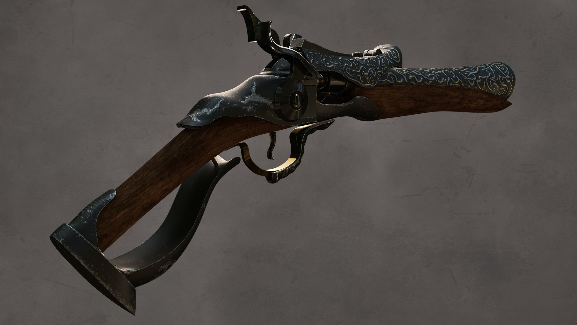 ArtStation Bloodborne Gun