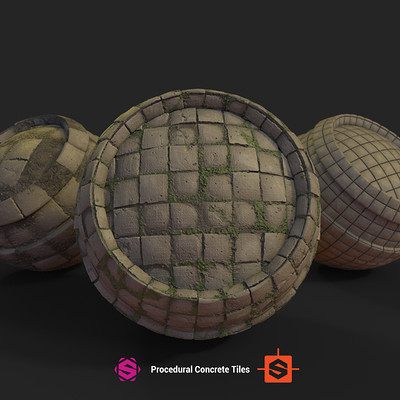 Concrete Tiles || Substance Designer