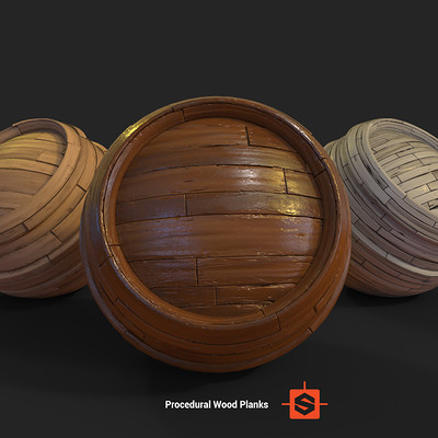 Worn Wood Planks Material || Substance Challenge