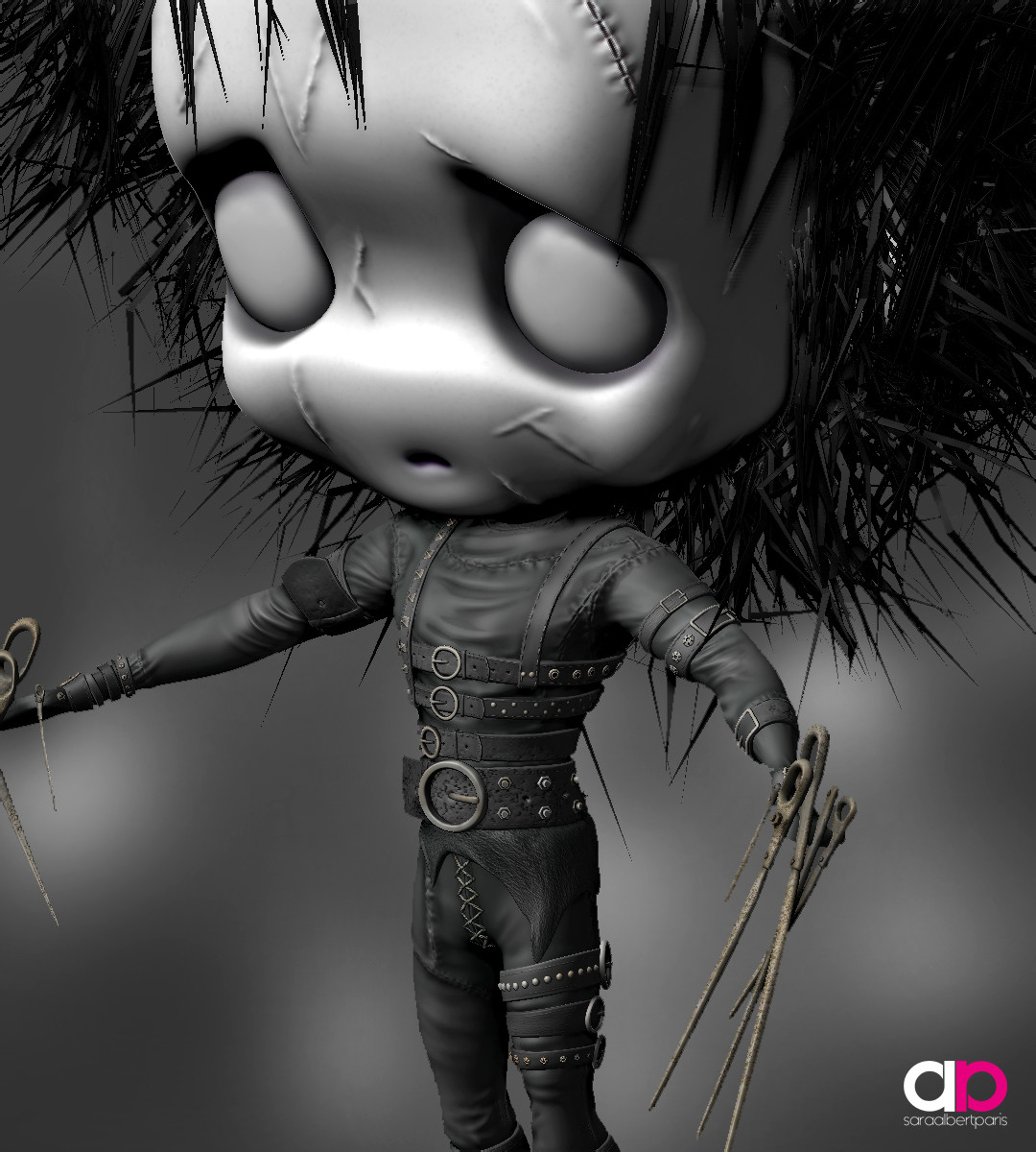 Artstation Edward Scissorhands Sara Albert Paris