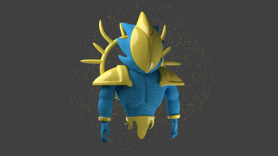 Stardust Guardian from Terraria.