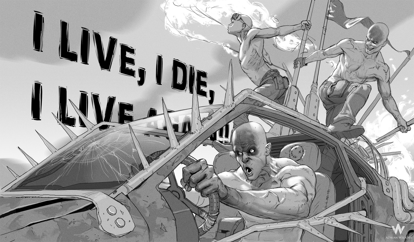 Artstation I Live I Die I Live Again Adrian Wilkins