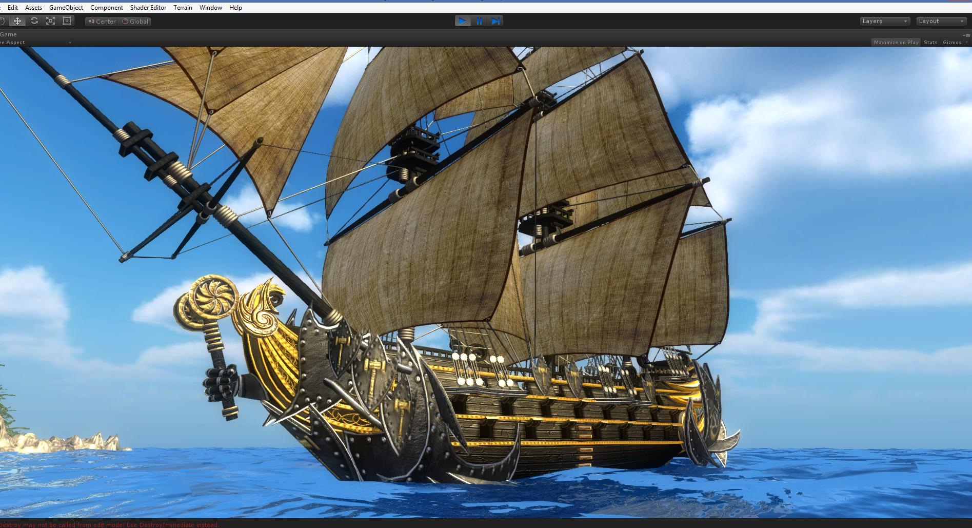Blocks Pirate Ship Black Sail 2868el. | Ramizb2b.com