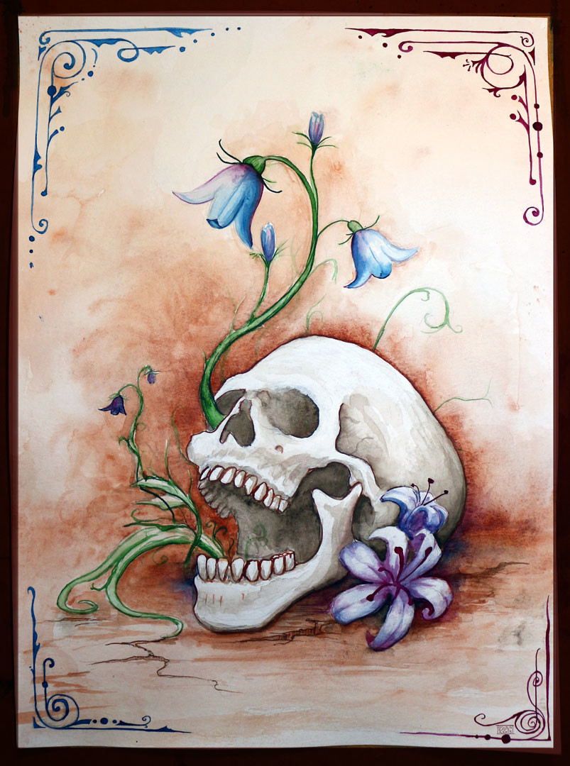 Skull Flowers