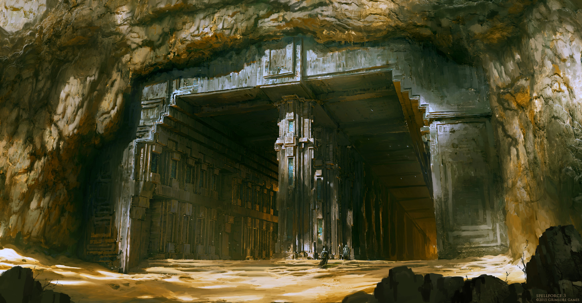 Artstation Spellforce 3 Desert Dungeon Entrance Raphael