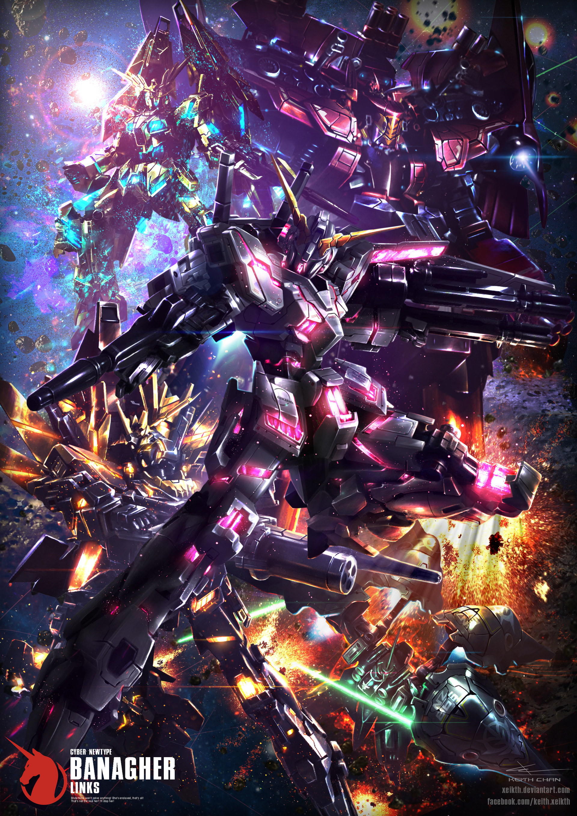 Artstation Kidō Senshi Gundam Unicorn Keith Chan Kein Wah