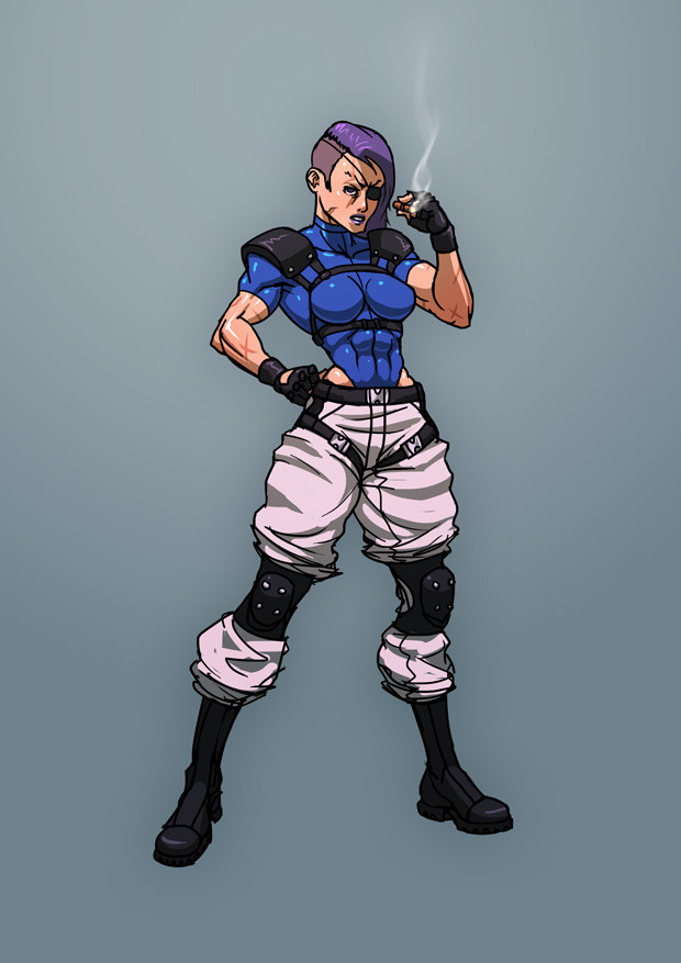Artstation Fighting Game Character Designs Josef Axner