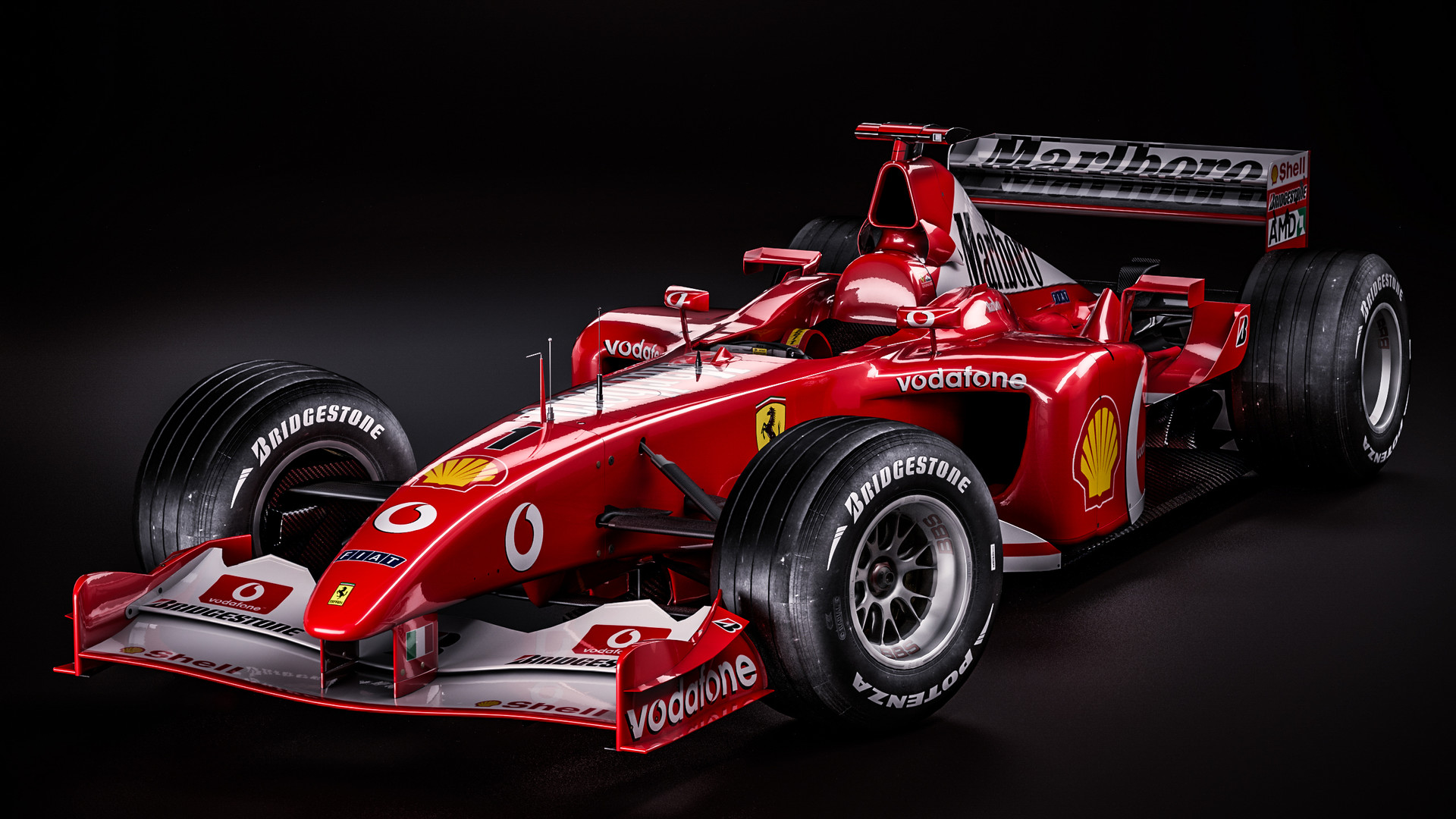 ArtStation - Ferrari F2002 - Michael Schumacher