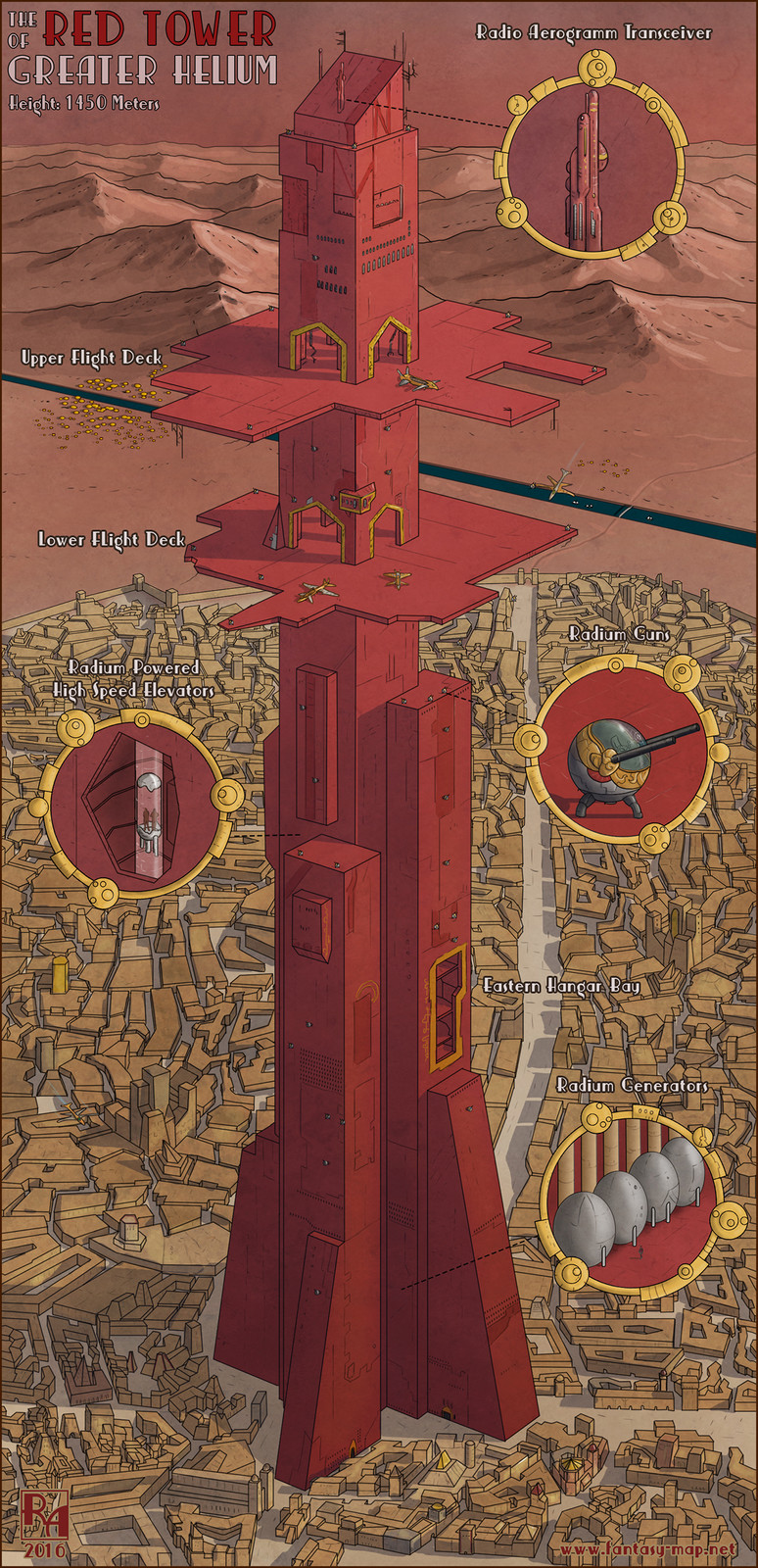 The Red Tower of Greater Helium