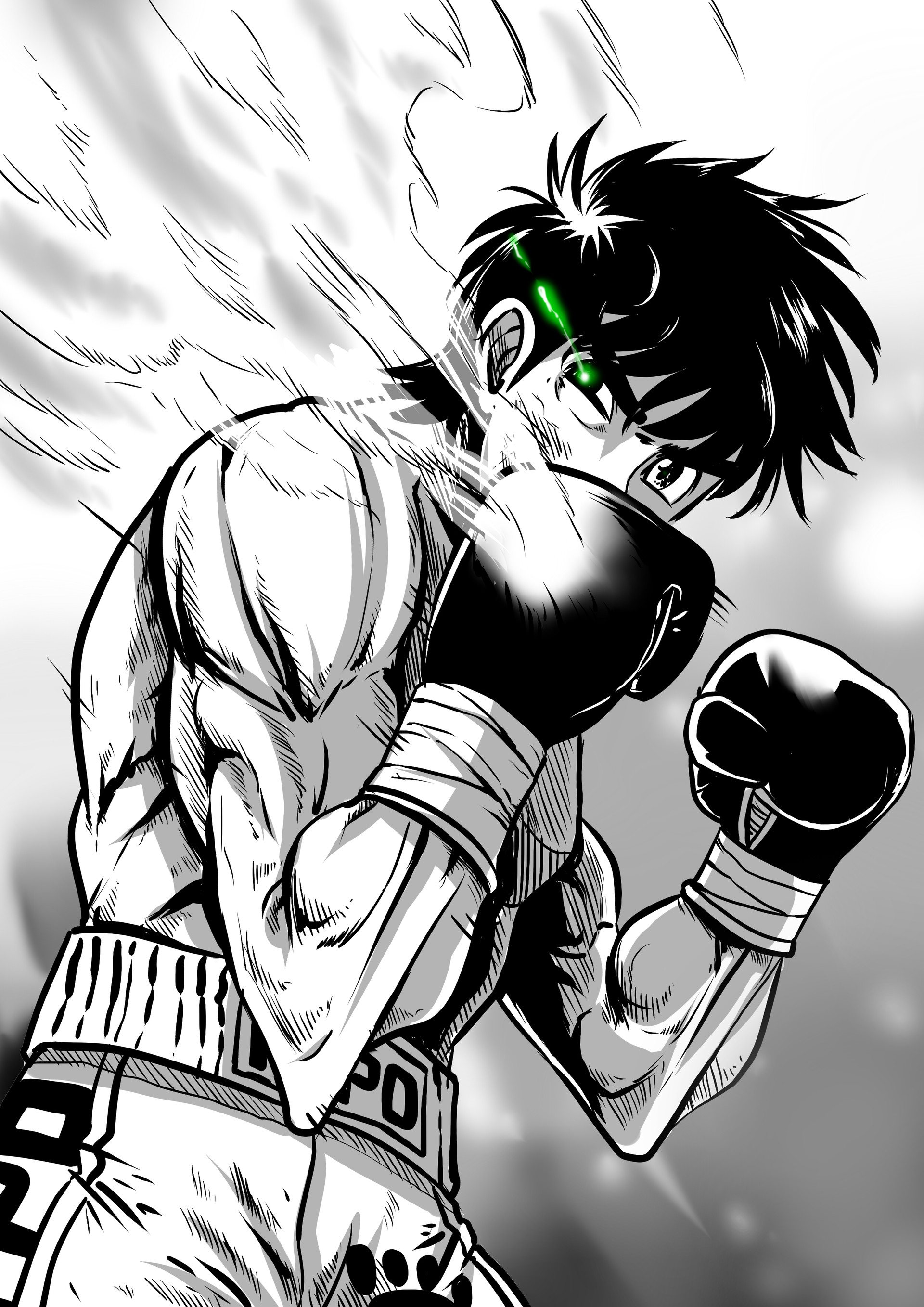 From The Fighter (Hajime no Ippo) .