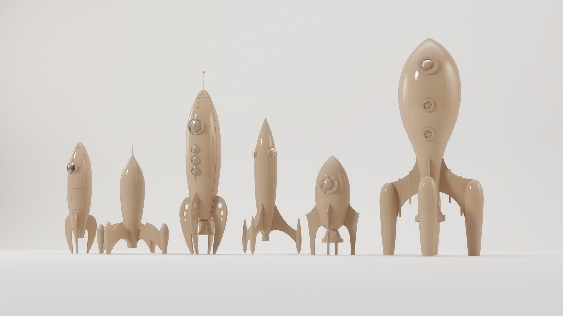 ArtStation - Retro Rockets