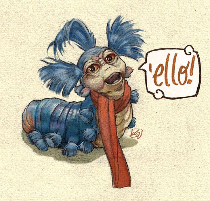 Labyrinth doorway worm 