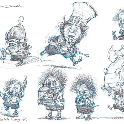  2009 - abandoned project - Character design - The Changelling - Sony Picture