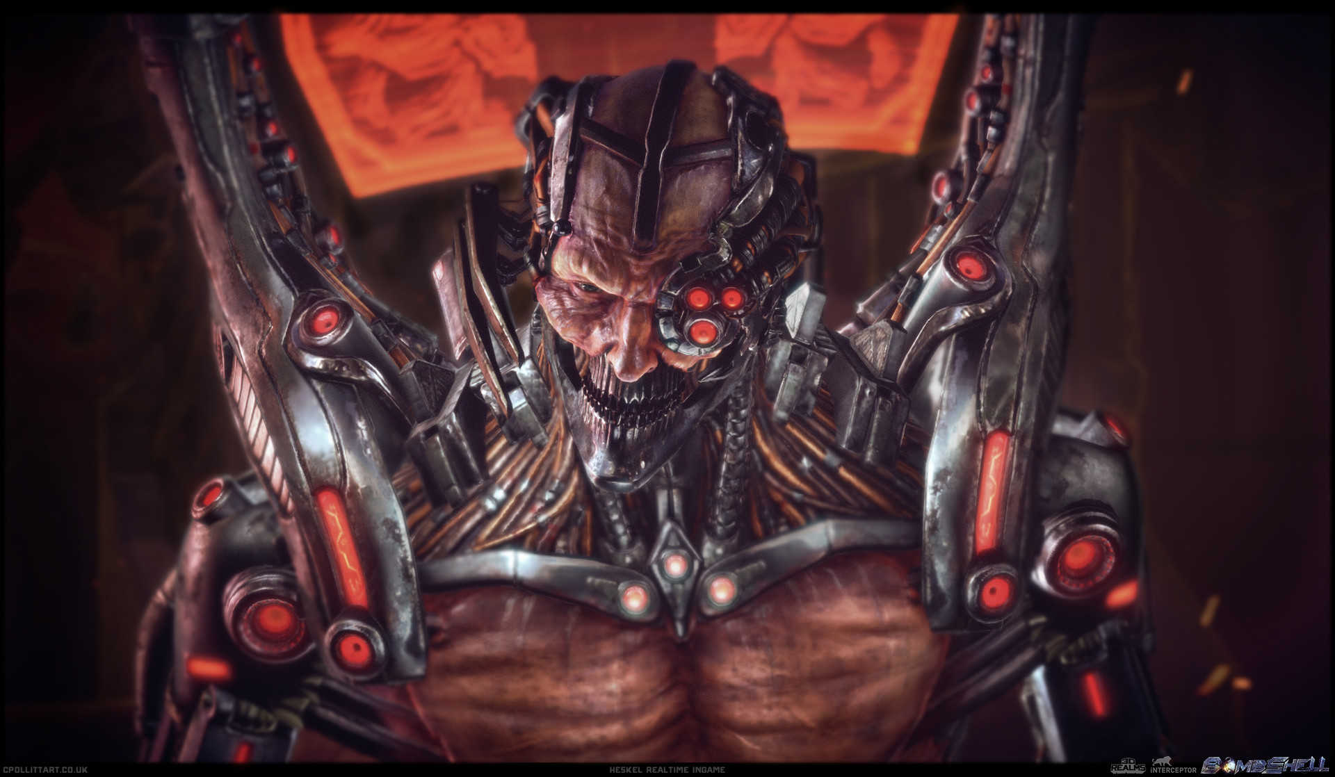 Artstation Bombshell Villain Heskel Chris Pollitt