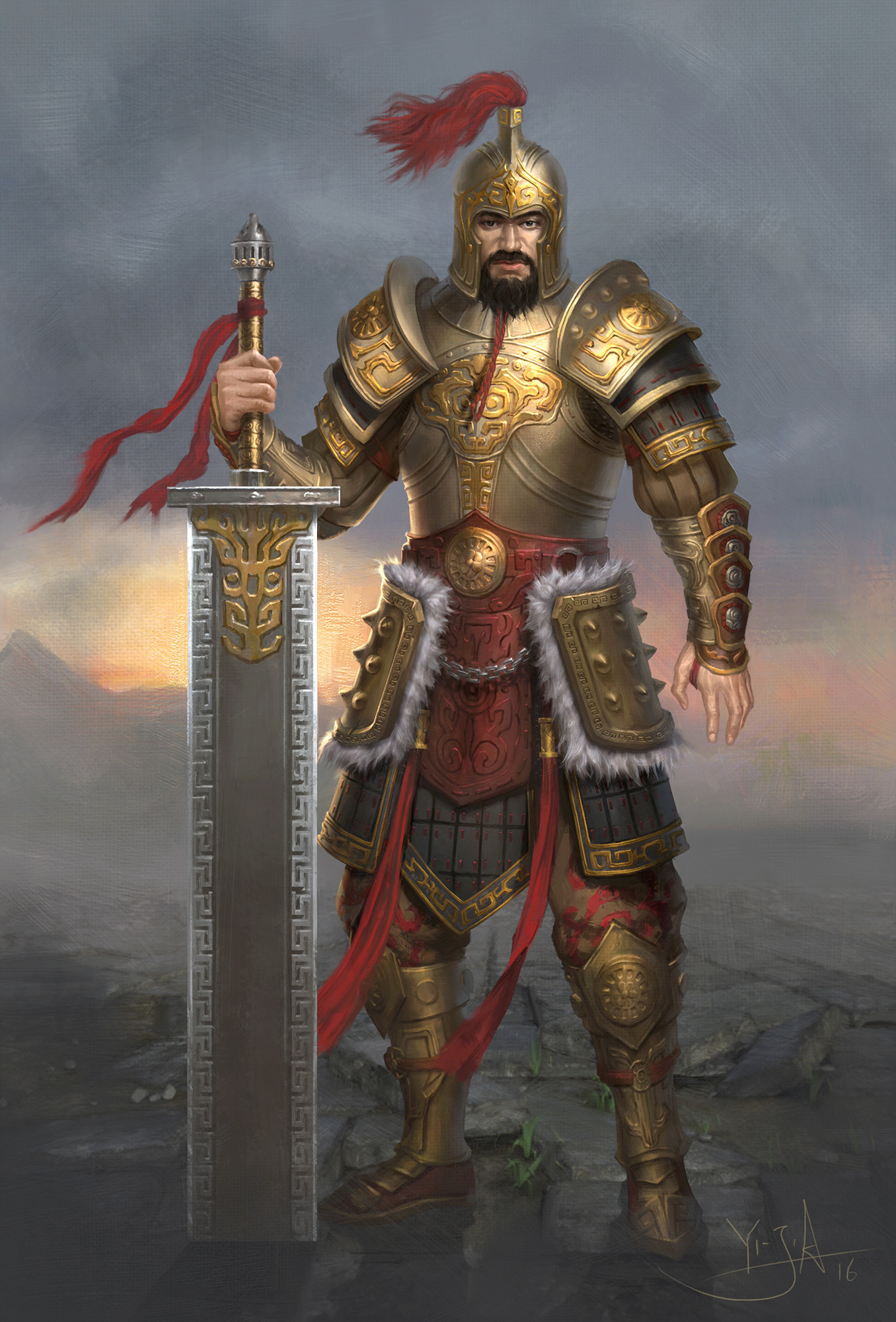 ArtStation - Ancient Warlord, Dengyijia Liu