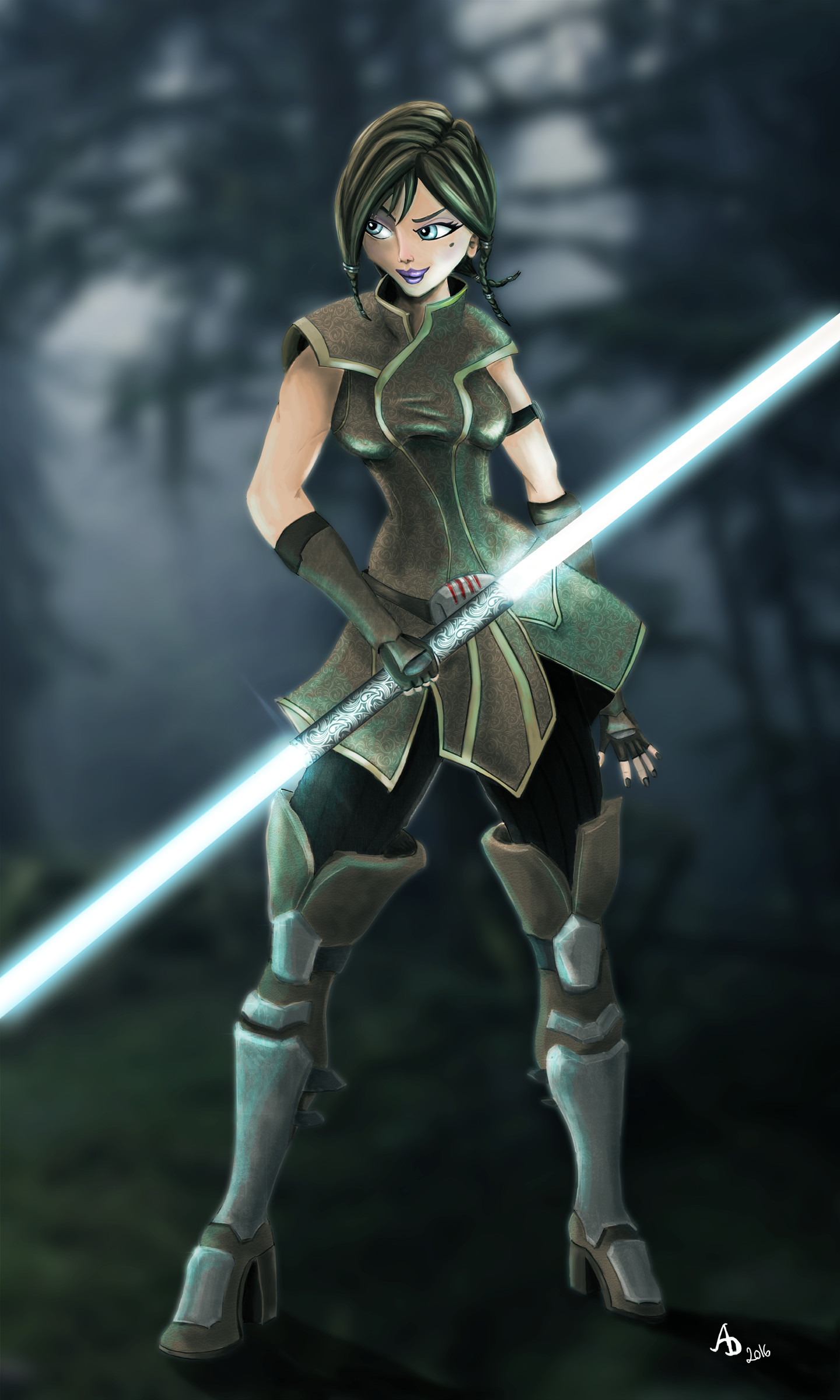 Artstation Satele Shan Star Wars Old Republic Alex Ducreux