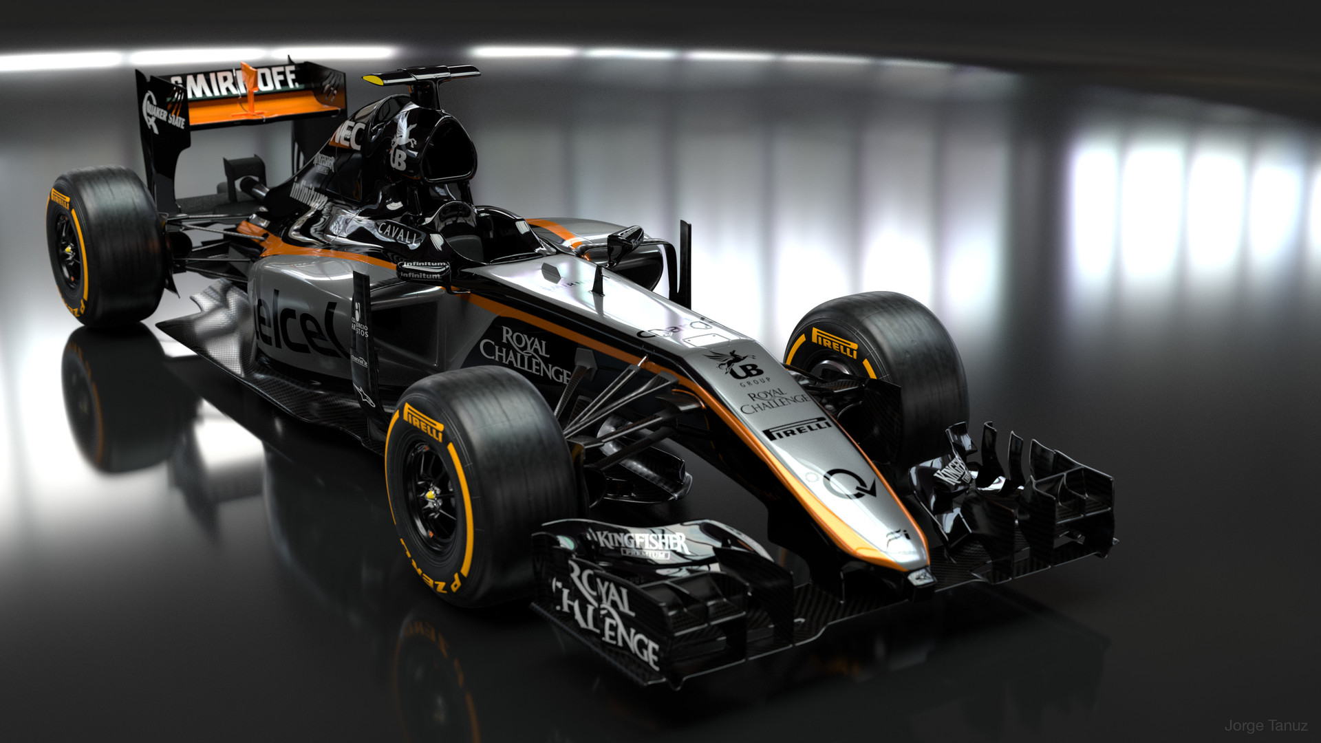 Artstation Sahara Force India 2015 Jorge Tanuz