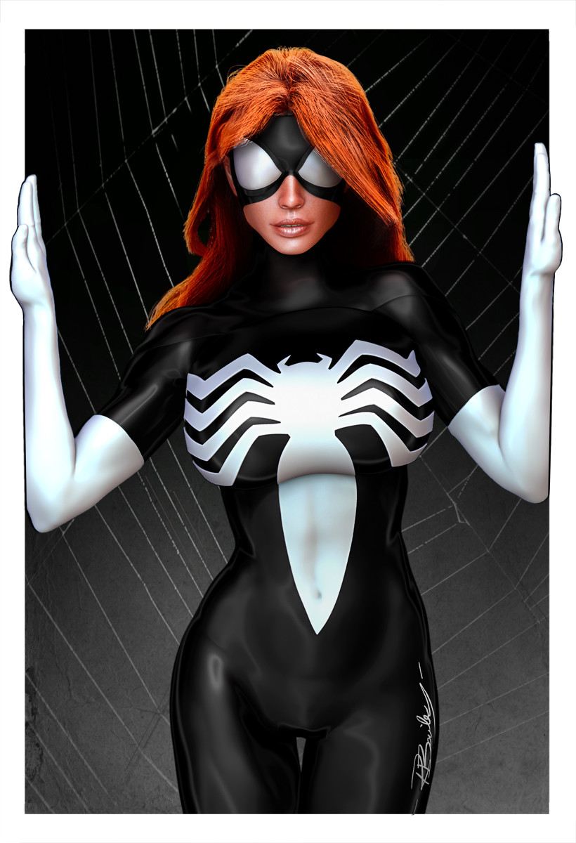 Spider-Woman Black suit.