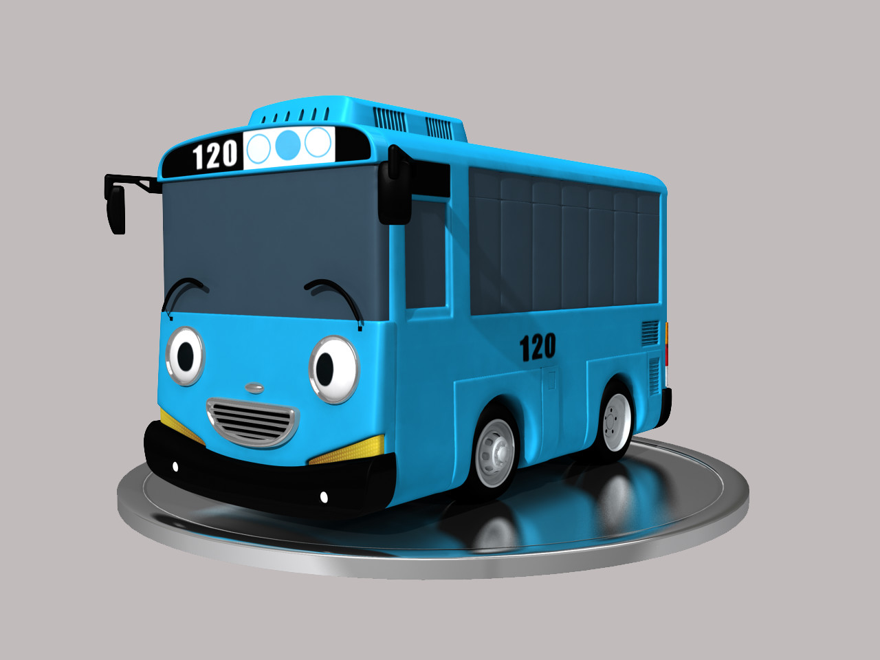 Автобус синий рисунок