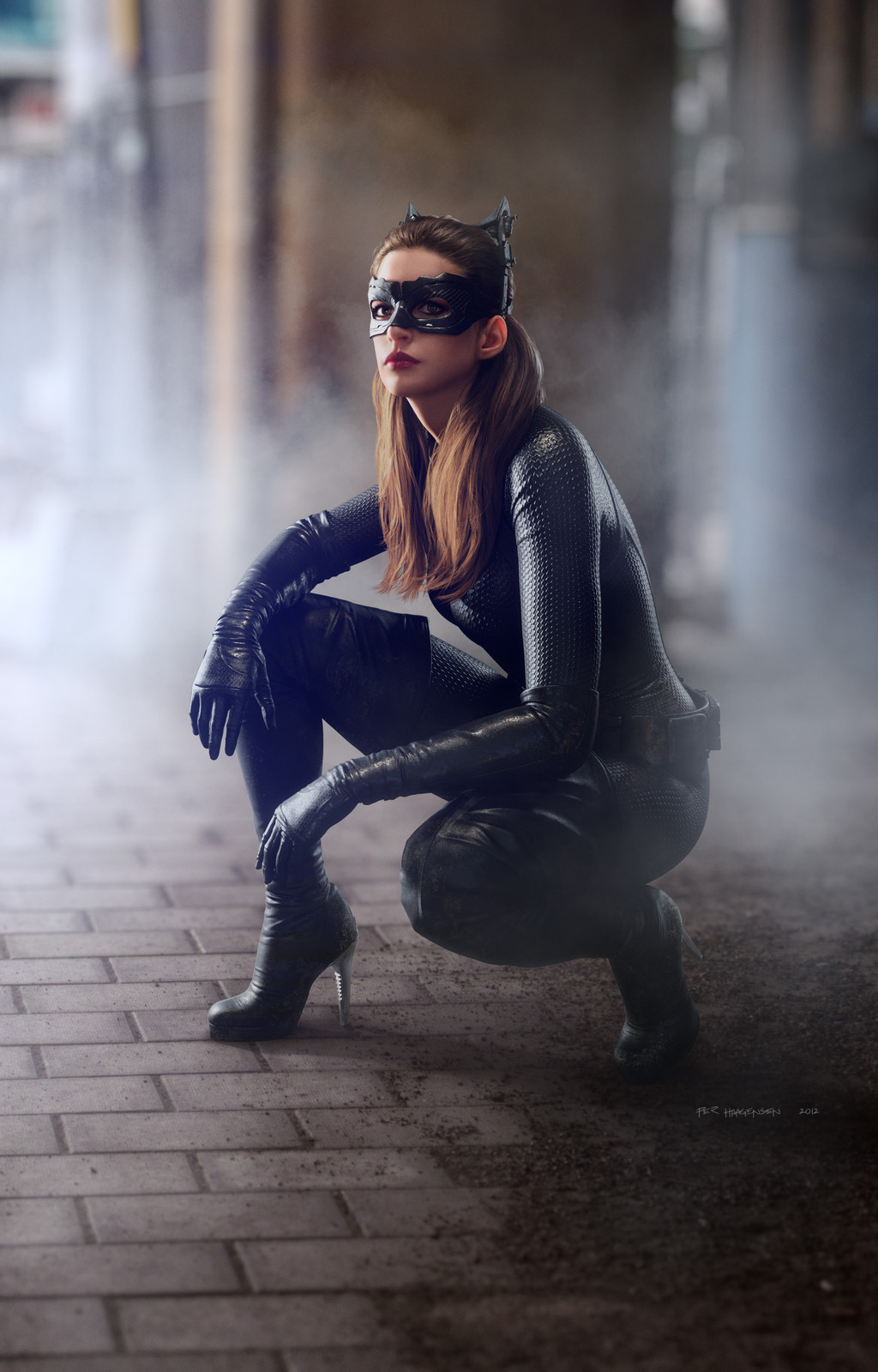 Catwoman #1 - "The Dark Knight Rises".
Final artwork