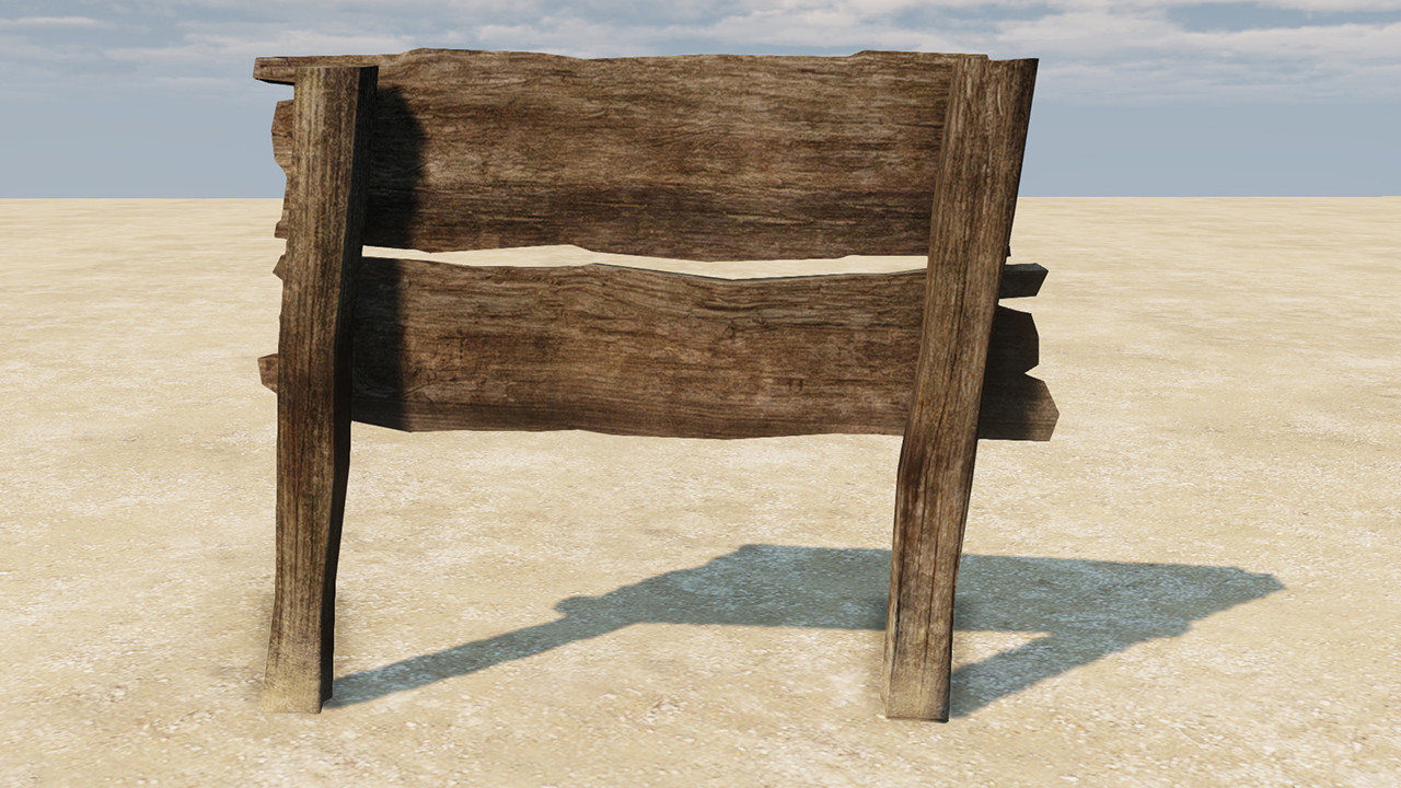 Ammar Vana - Old Wooden Sign Board