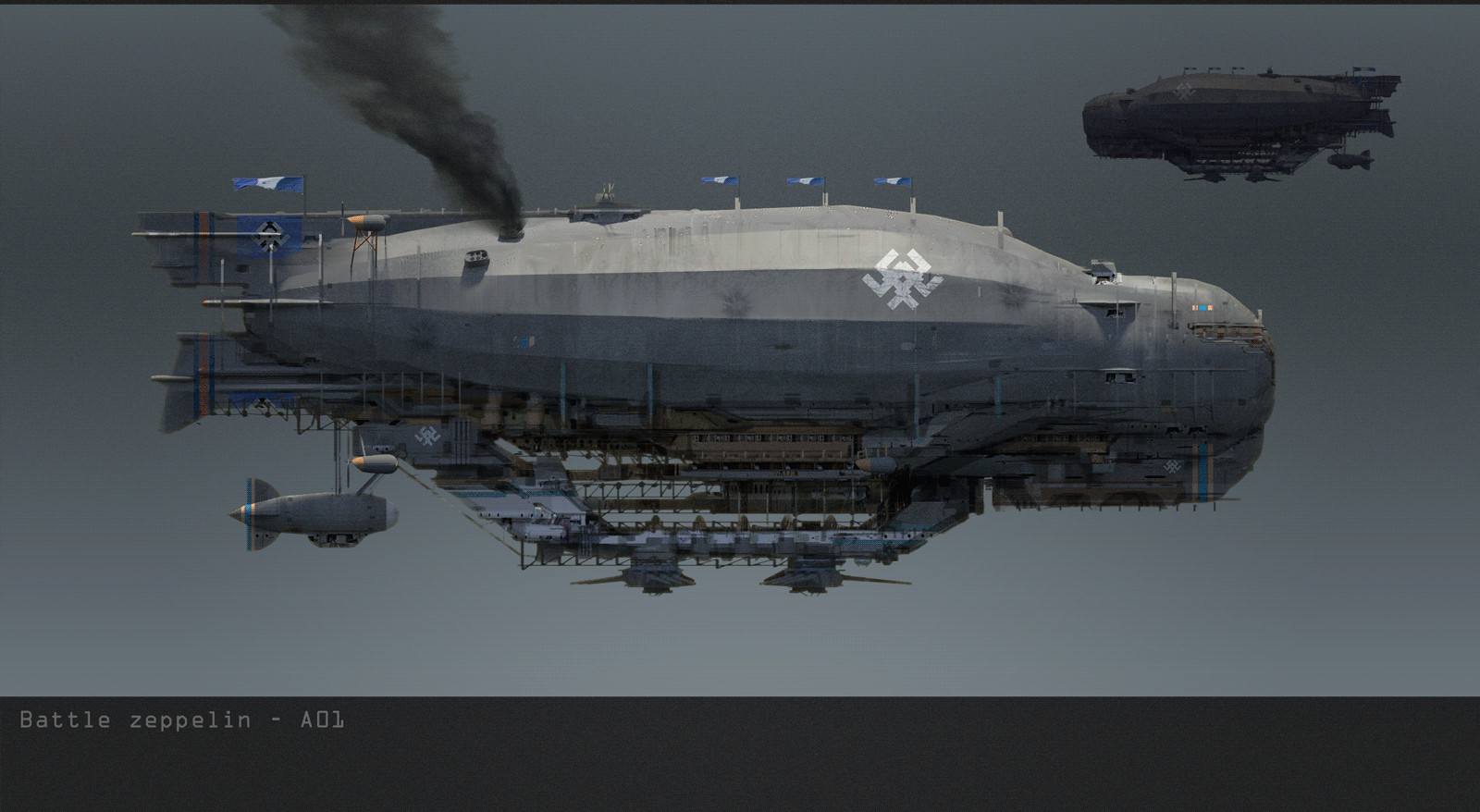 Artstation Battle Zeppelin Jakub Javora