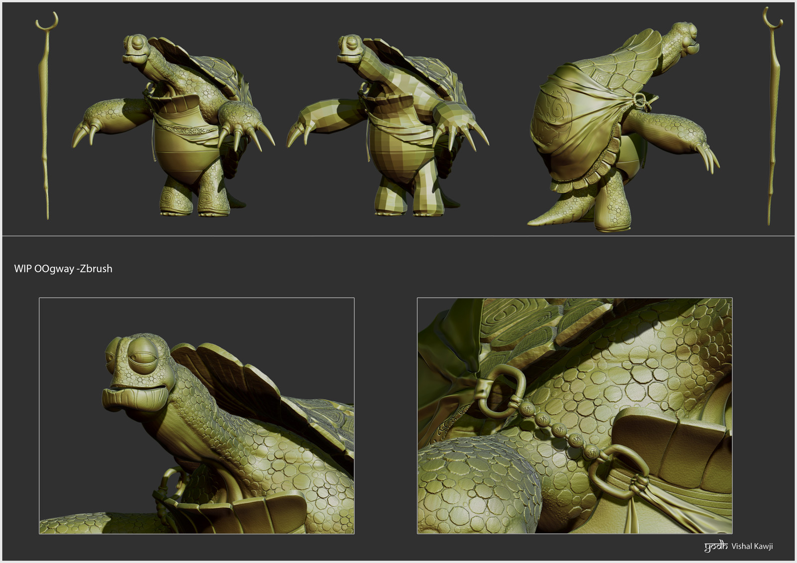 Oogway Zbrush Wip