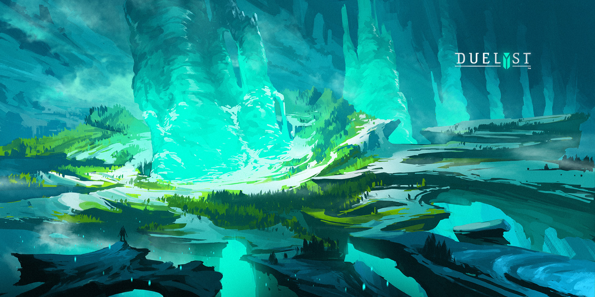 Artstation Duelyst Celandine Crystal Caverns