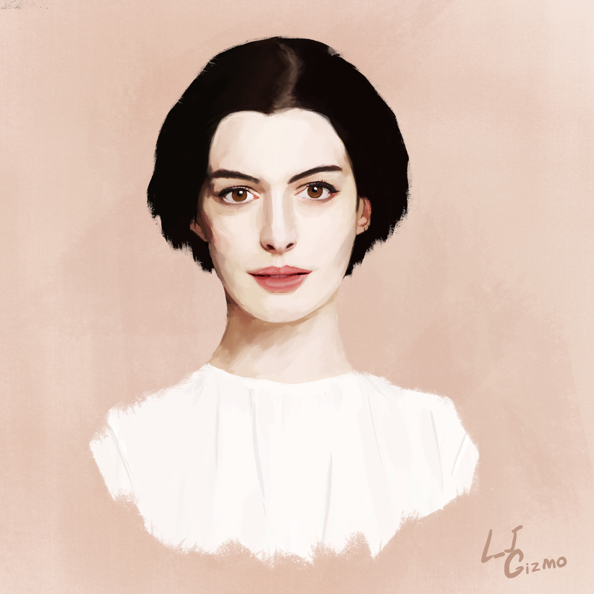 Artstation Anne Hathaway L J Gizmo