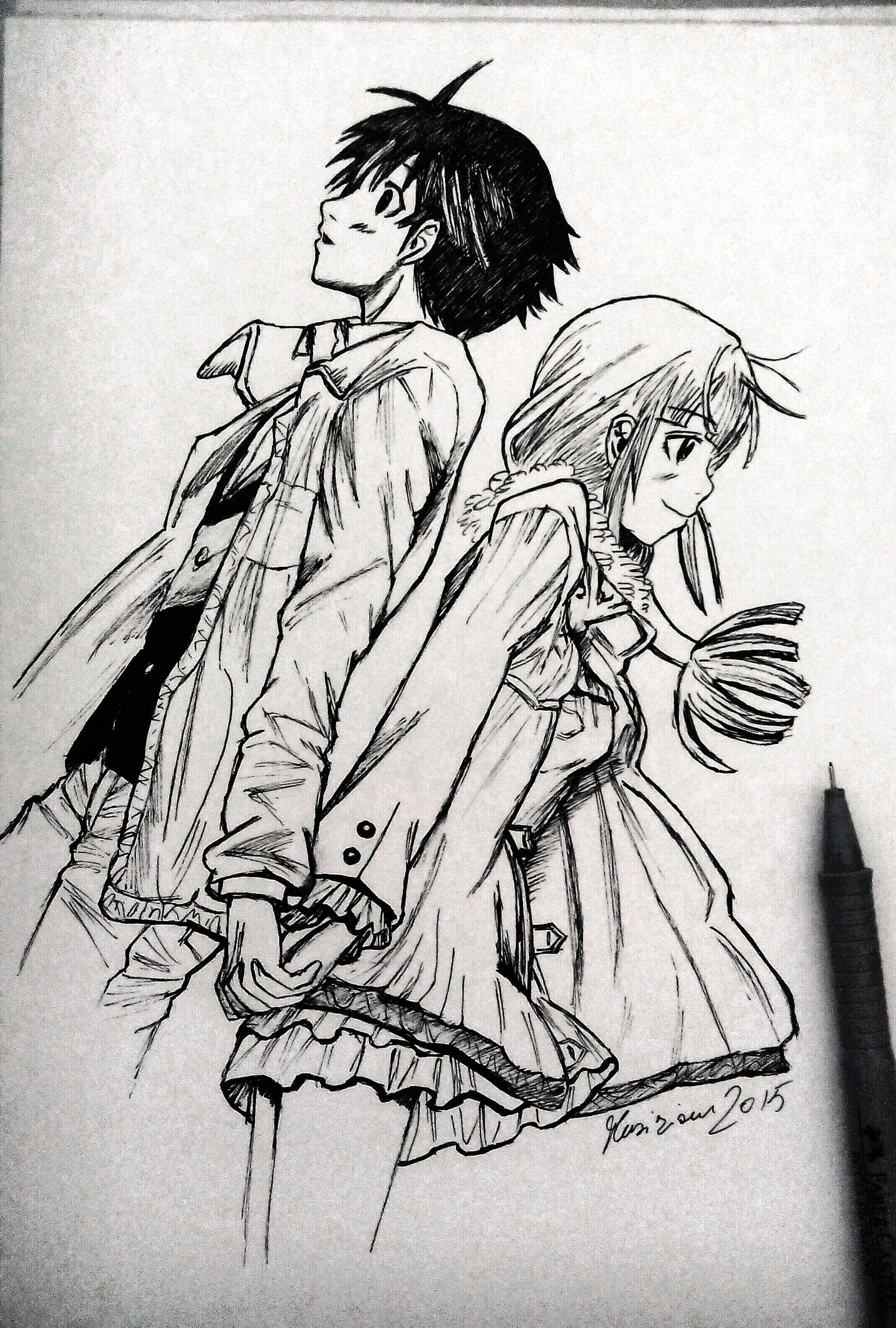 Get Wallpaper Artstation Nozoki Ana Ink Musiriam Di Trapani Desktop Wallpaper Free
