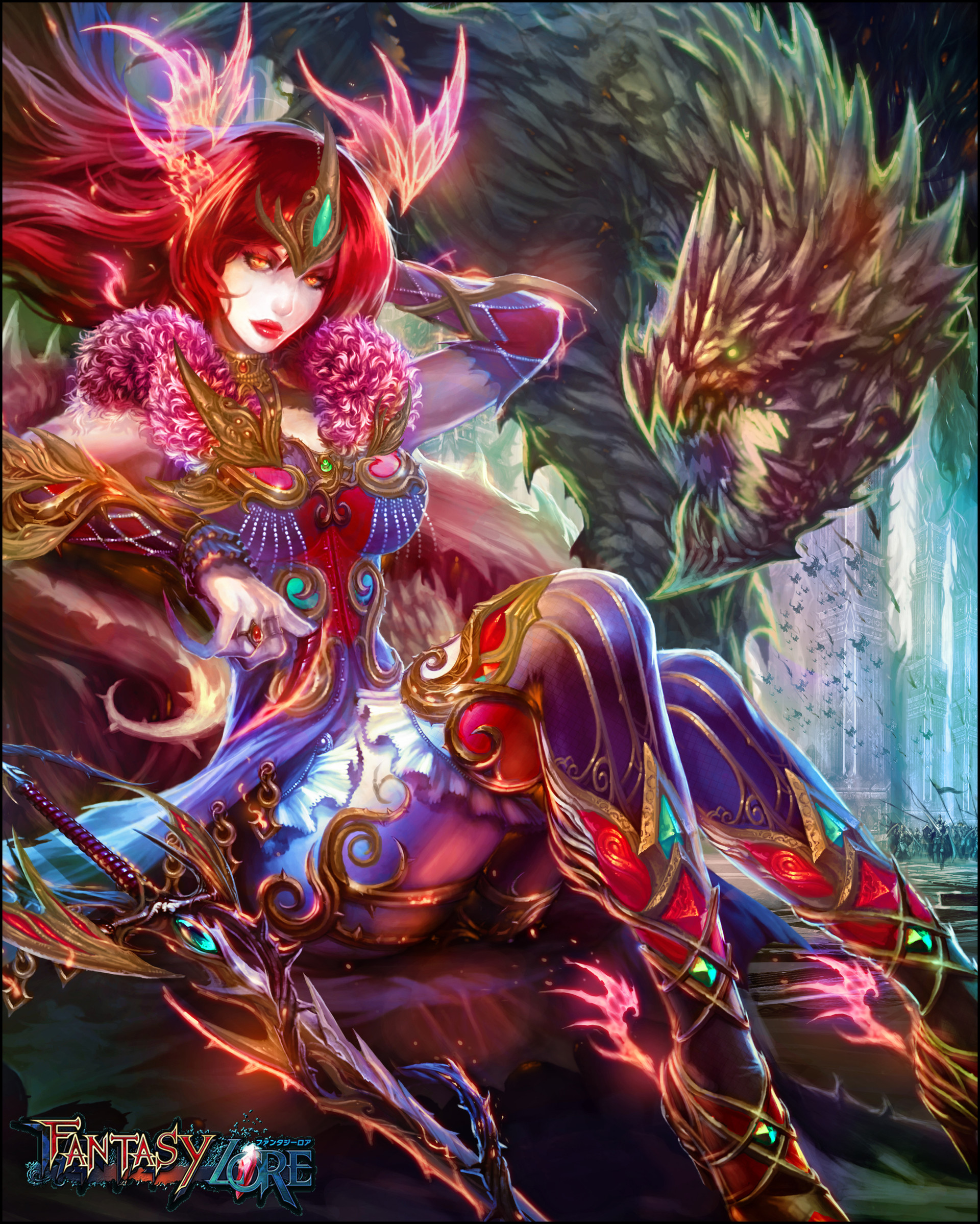 Artstation Vampiress Card Illustration For Fantasy Lore