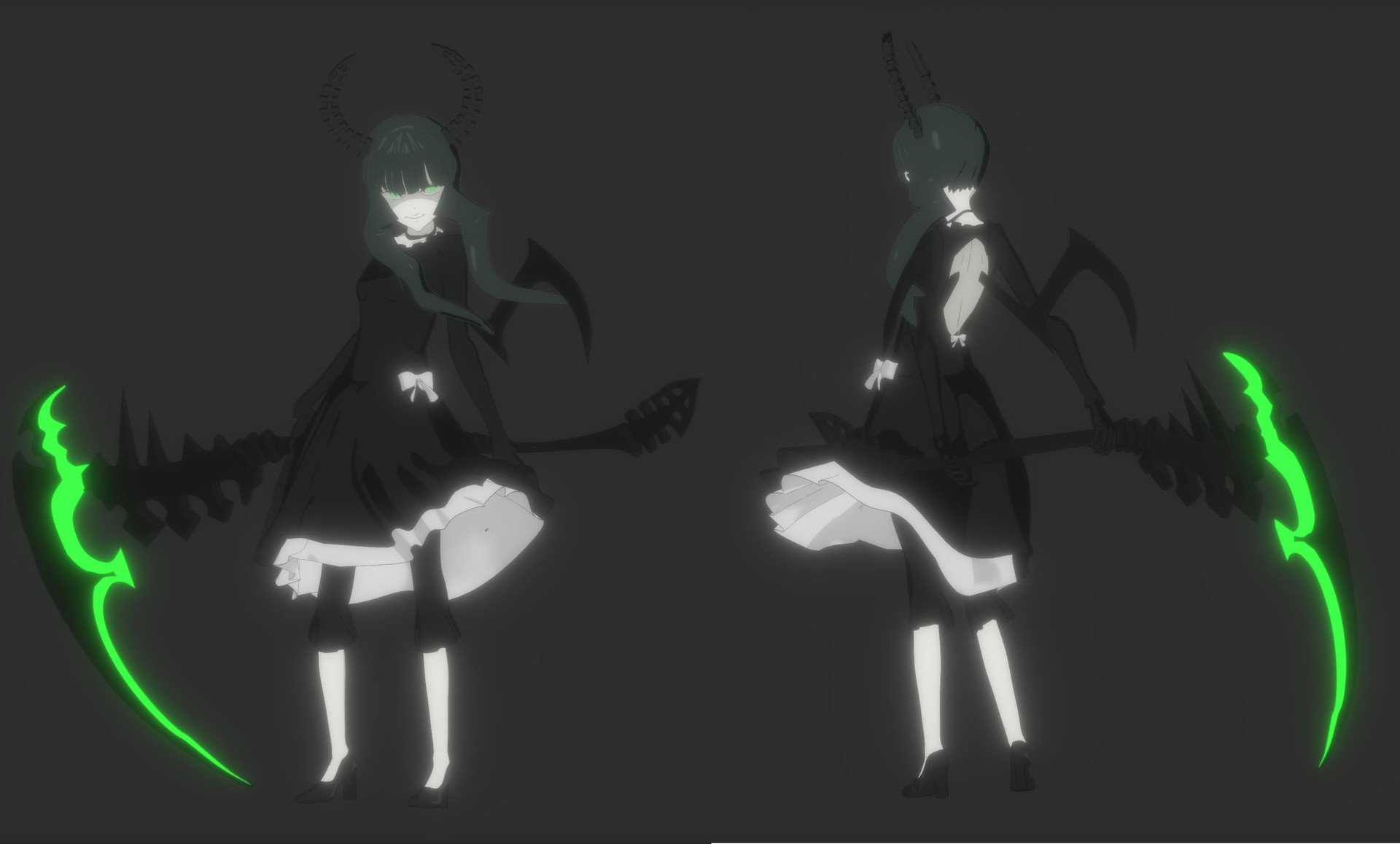 Dave mg team xgn dead master black rock shooter 