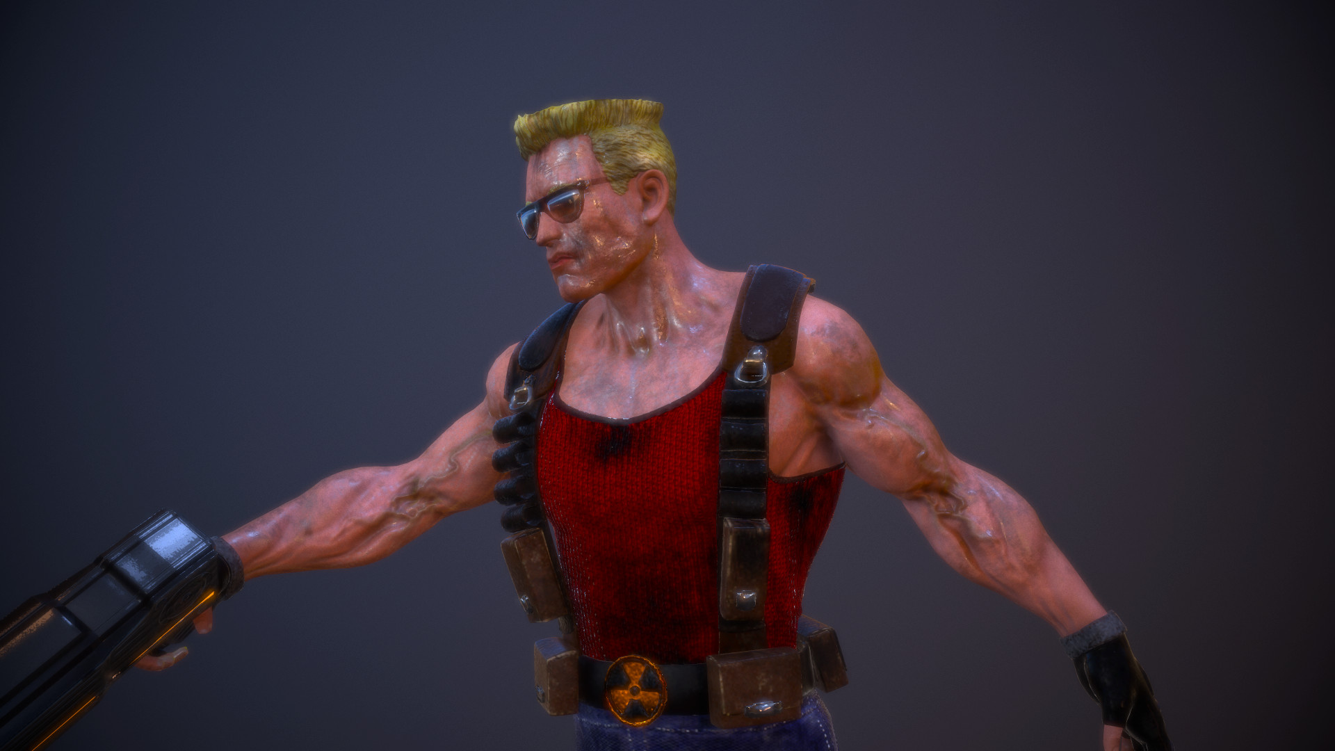 Artstation Duke Nukem 3d Razz Man