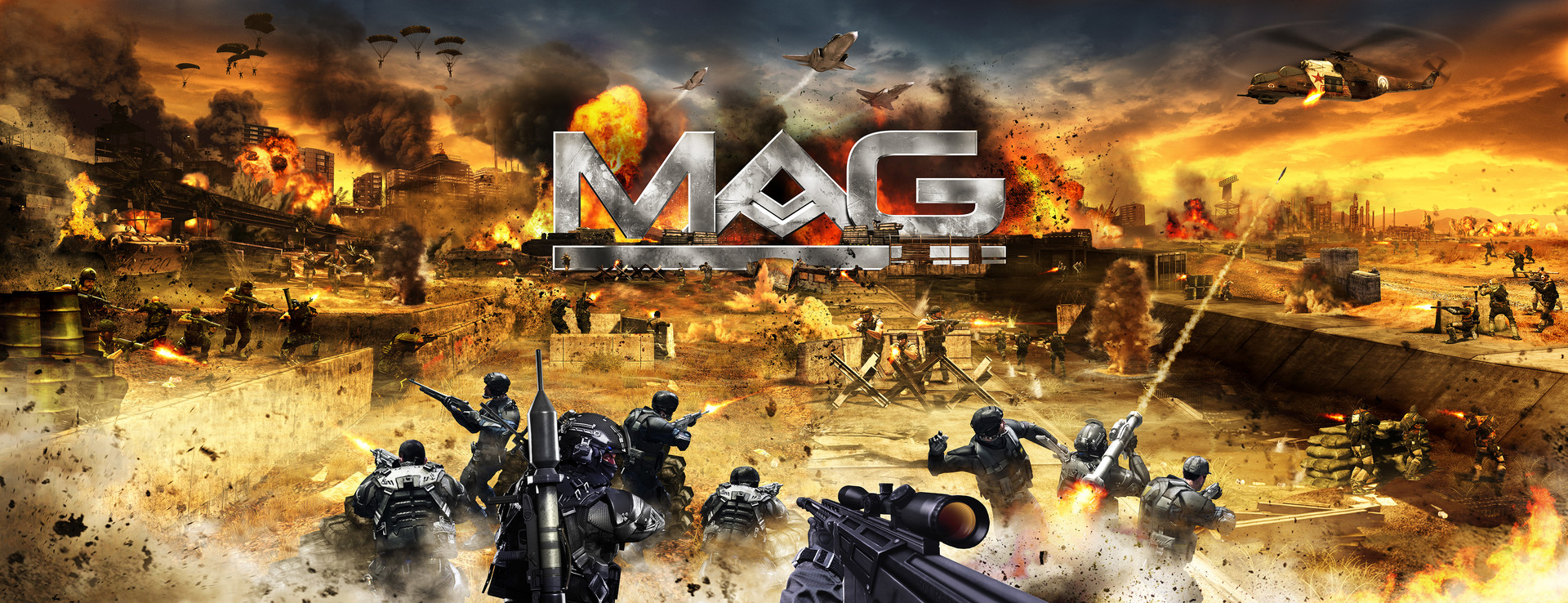 Greg Huber - Mag: Massive Action Game battle scene