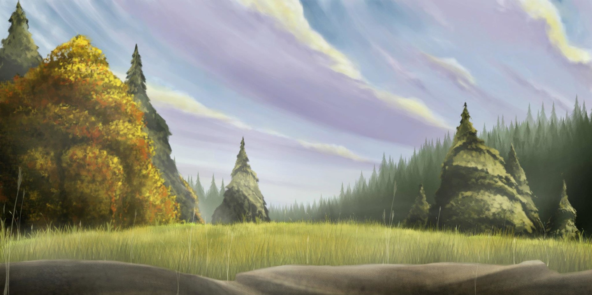Artstation Digital Paint Background Cartoon Marcus Galati