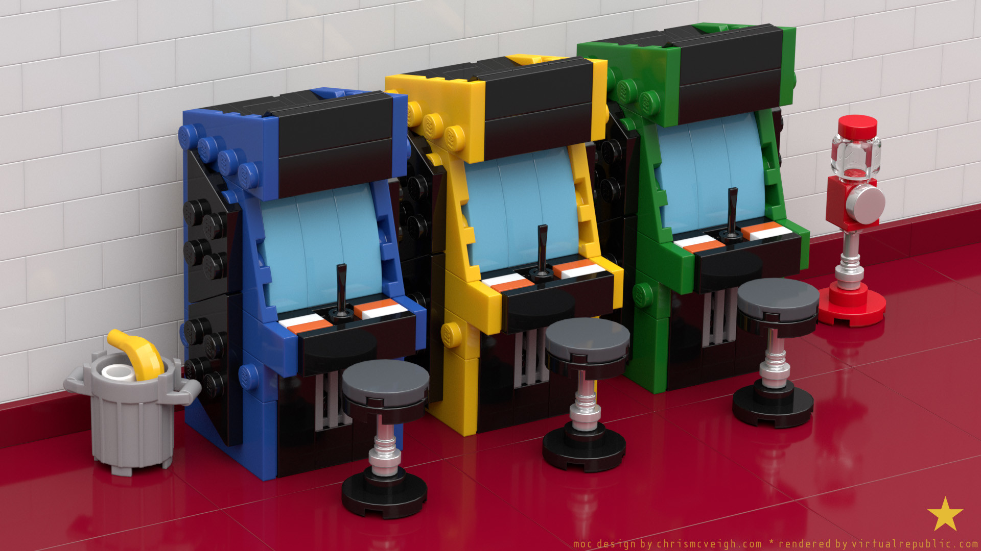 Artstation Lego Arcade Cabinets El Presidente