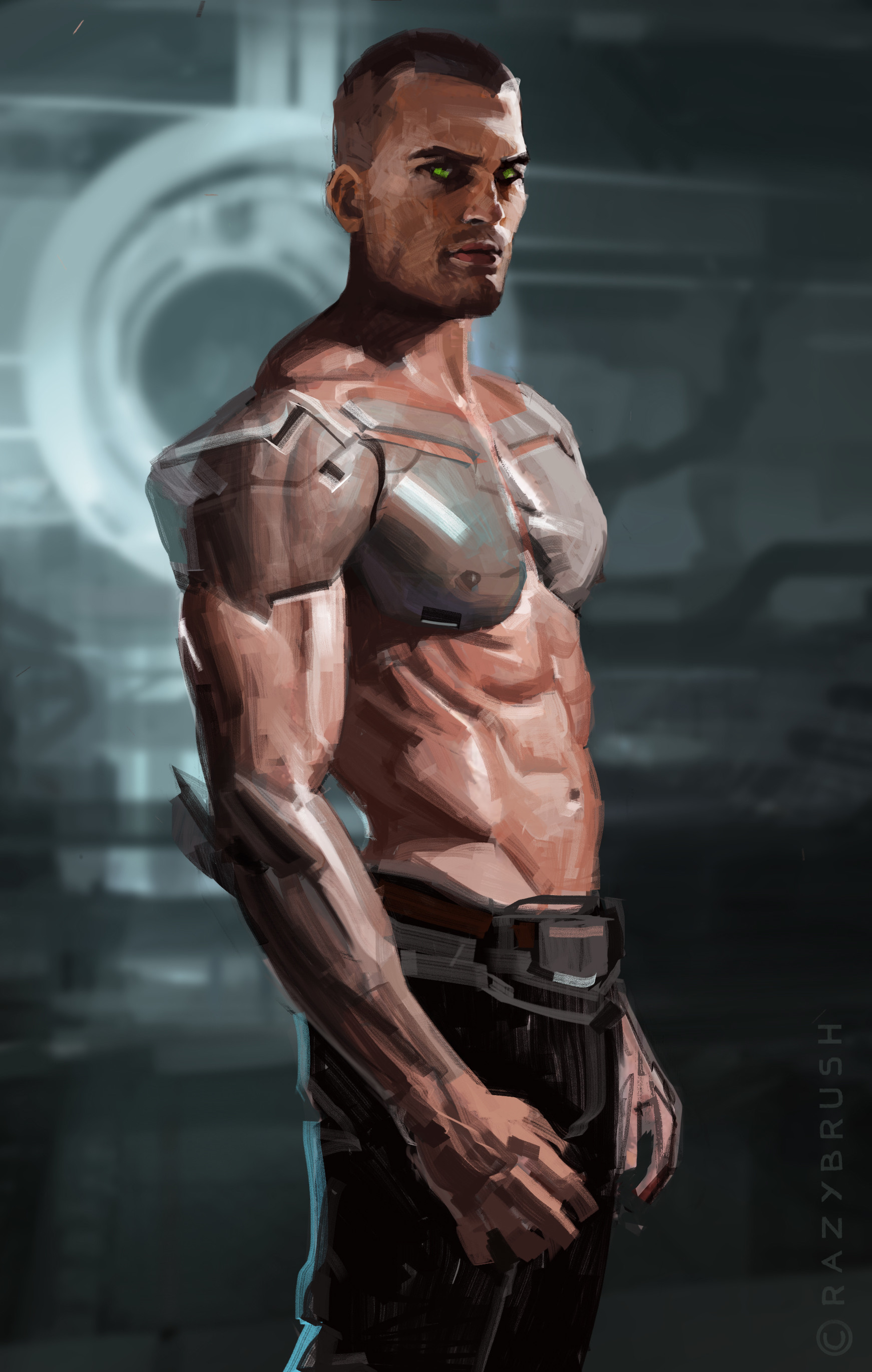 ArtStation - Biotech Soldier, Goran Bukvic