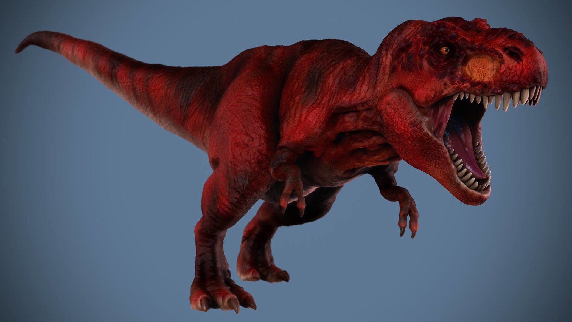 red t rex