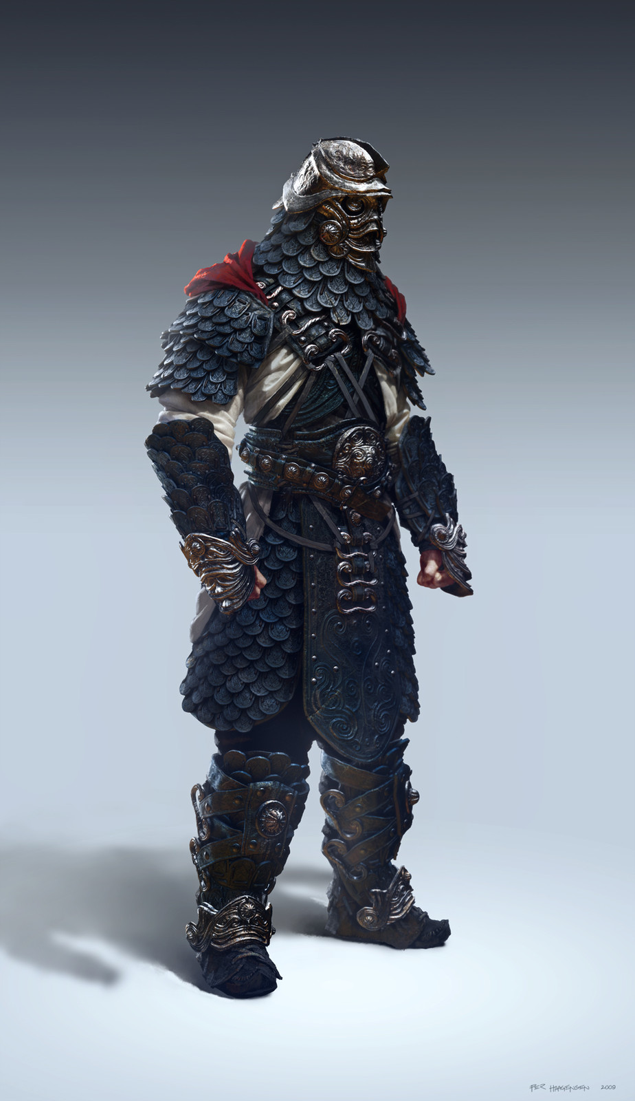 Ranger - Epic Raid armour concept for "Age of Conan: Rise of the Godslayer"