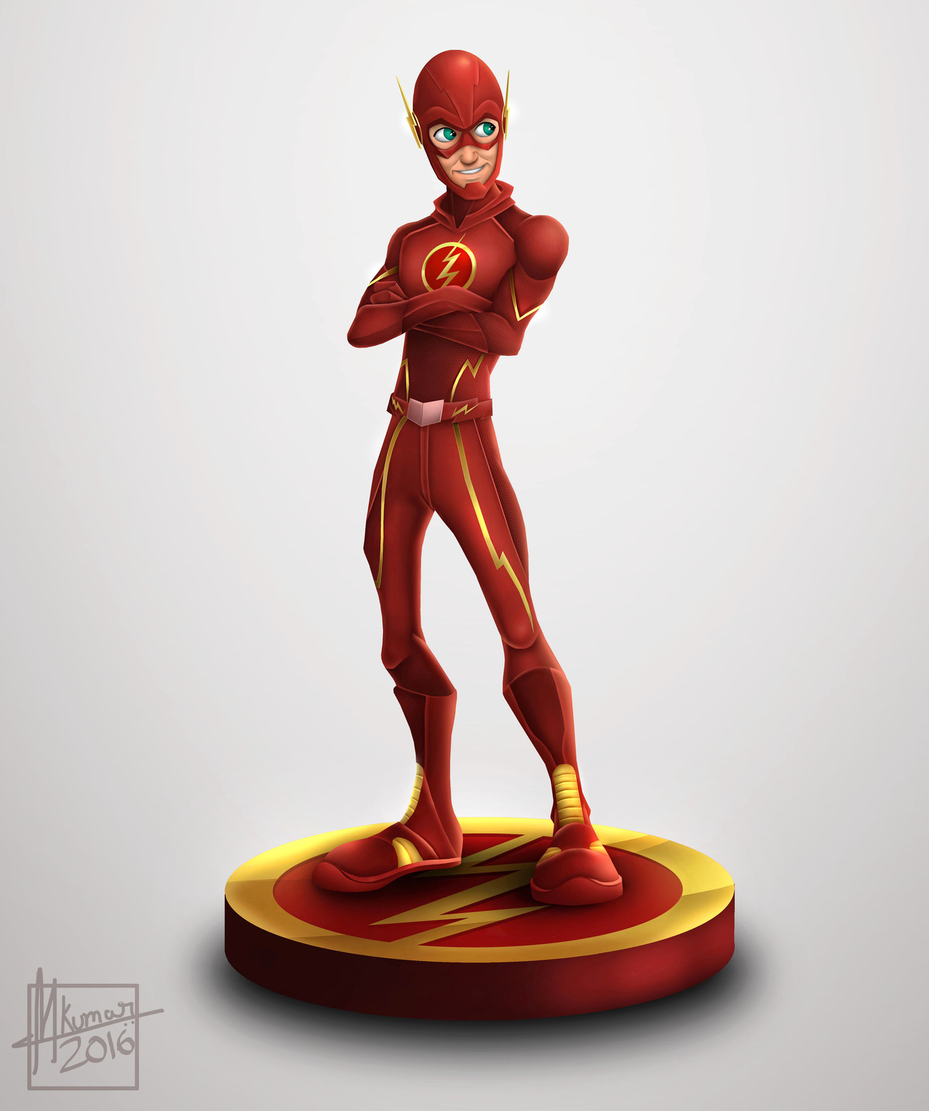 CW The Flash - Amiibo Art