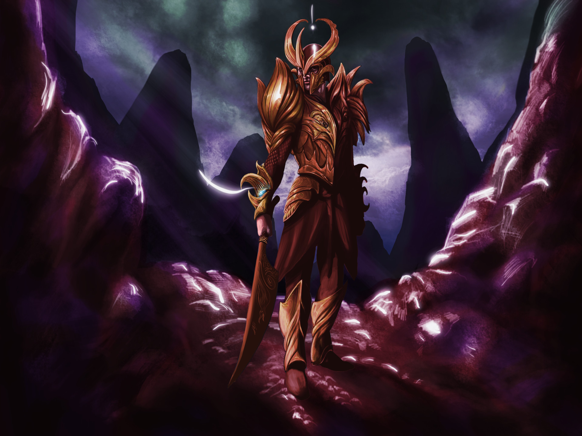 ArtStation - Elven King Battle Armour Concept Art