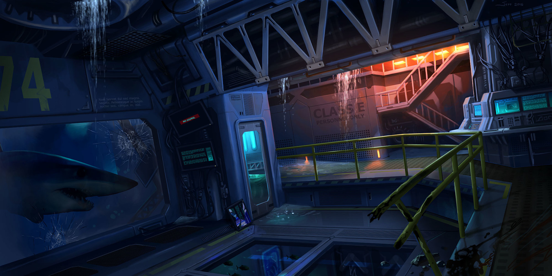 ArtStation Underwater Research Station